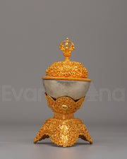 Traditional Tibetan Kapala for Ritual 