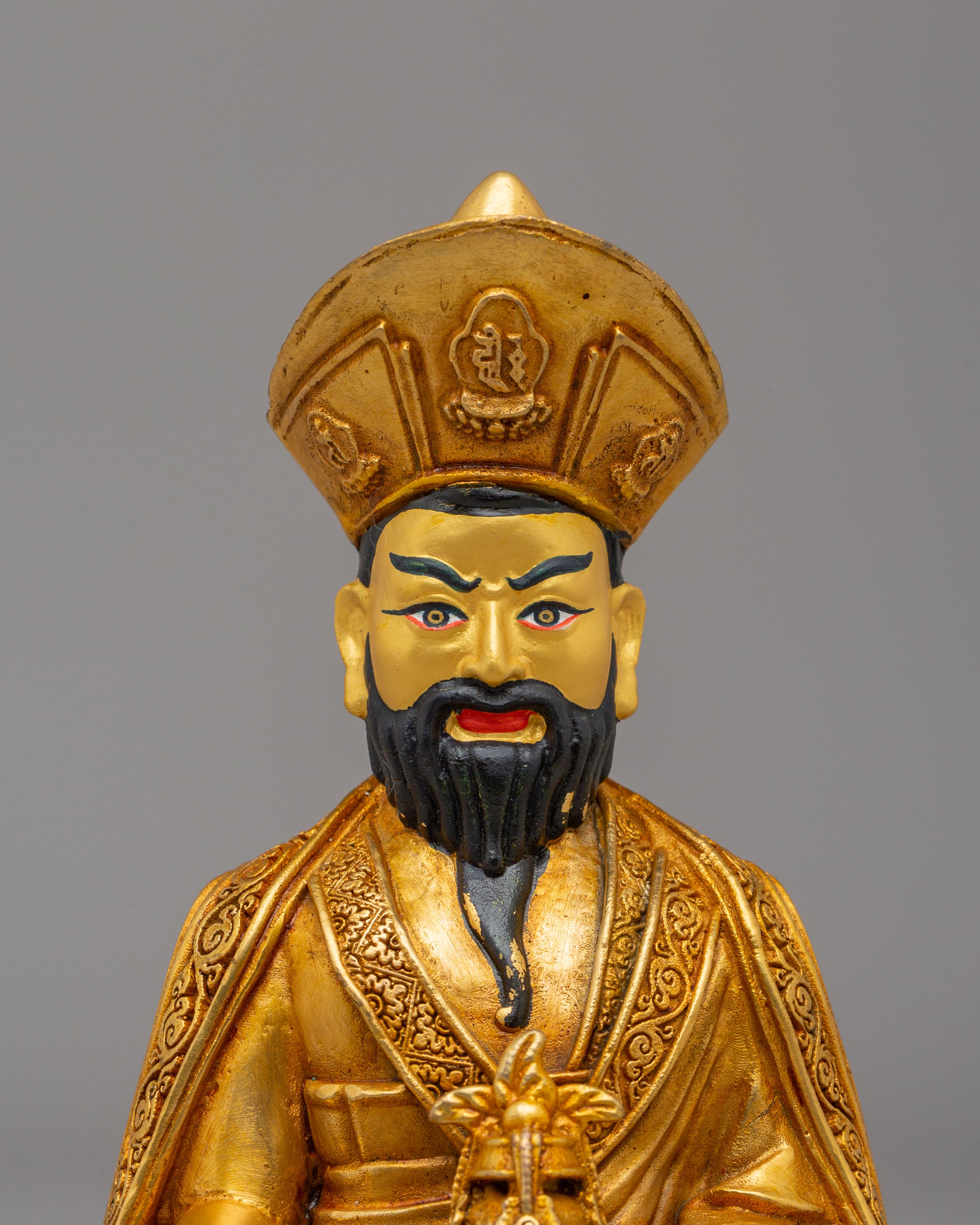 Spiritual Guru Shapdum Sculpture | Tibetan Buddhist Master Statue
