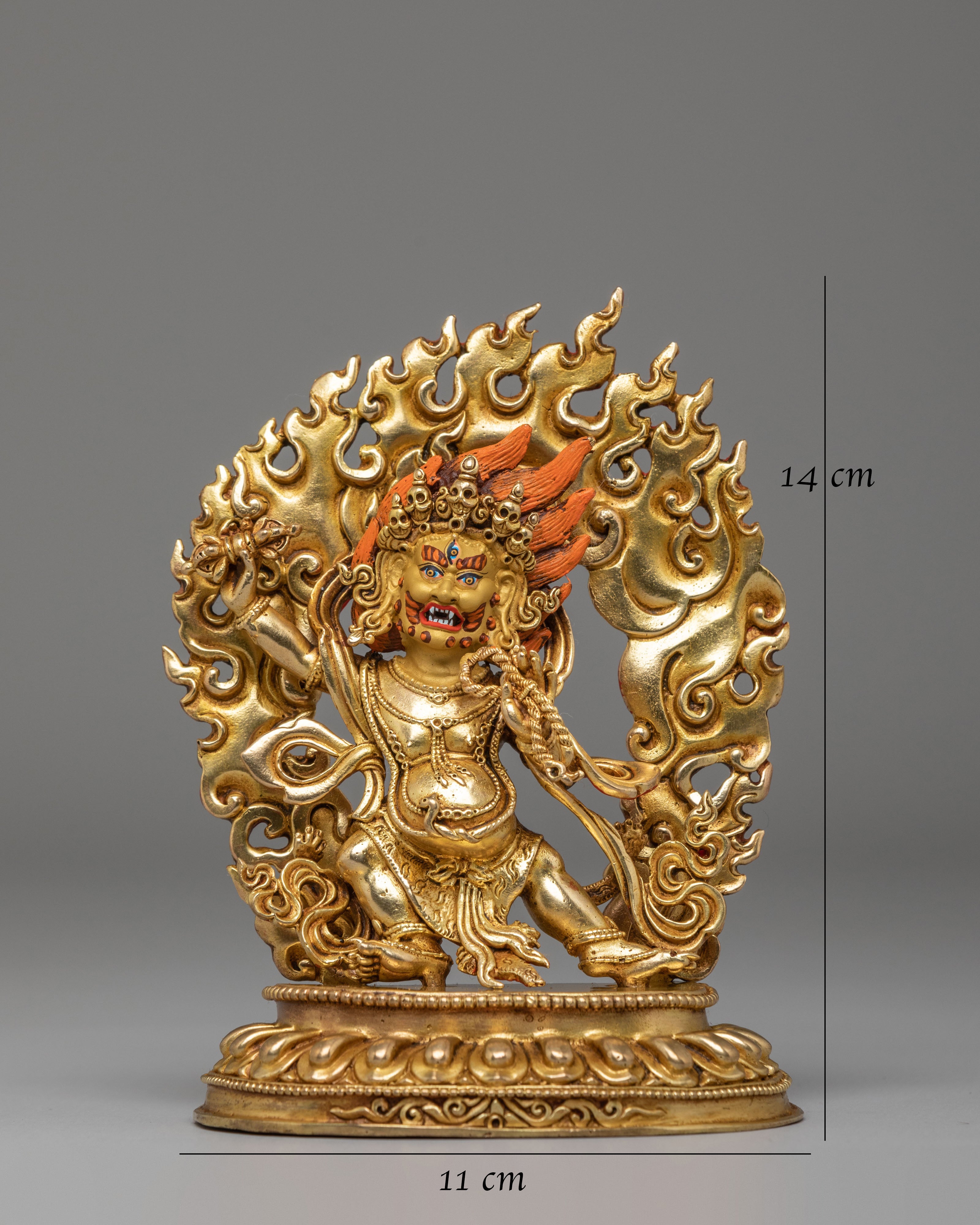 Machine Made Vajrapani Figurine | Buddhist Decor for Meditation Space