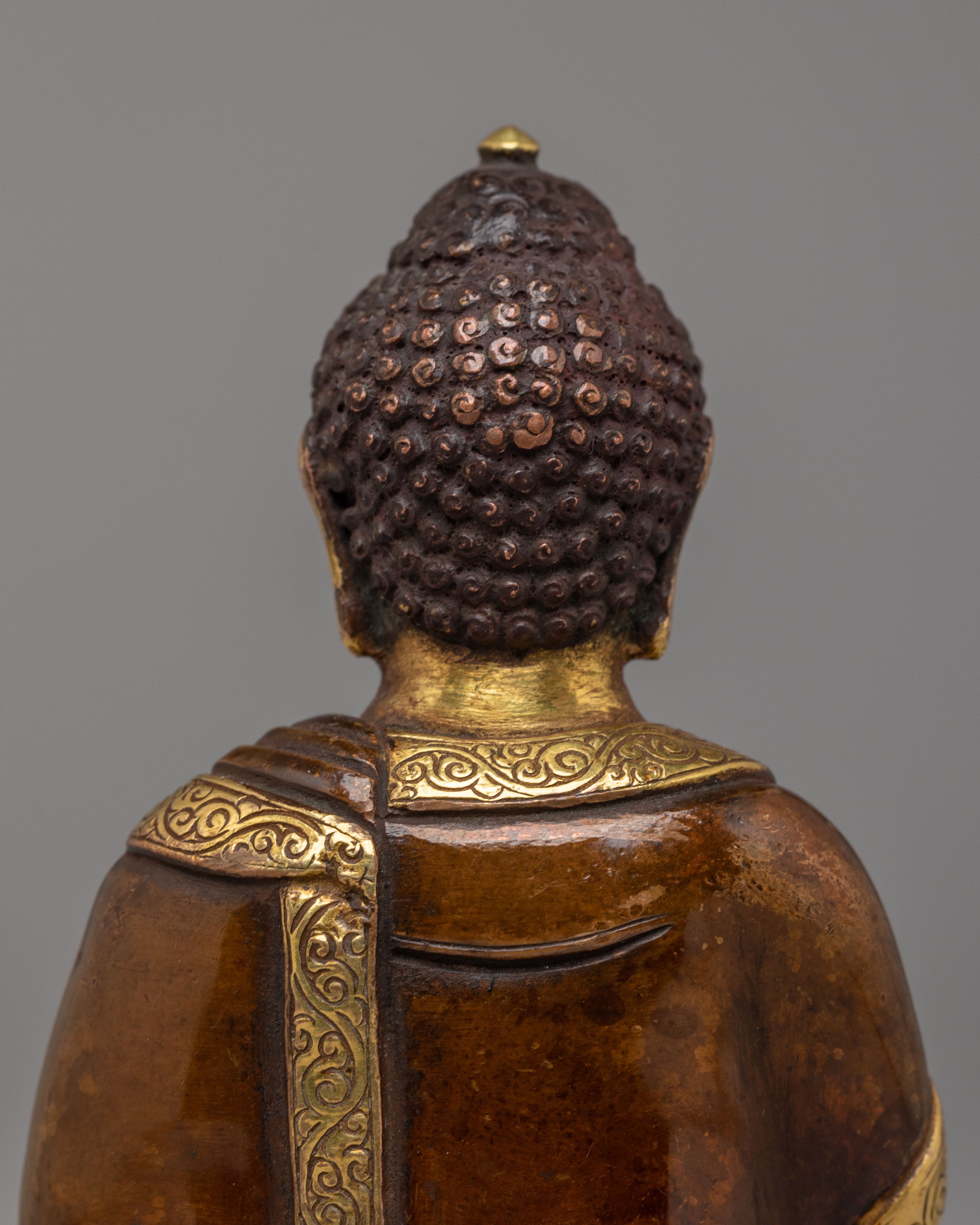 Buddha on Throne Statue | Handmade Decorative Artwork