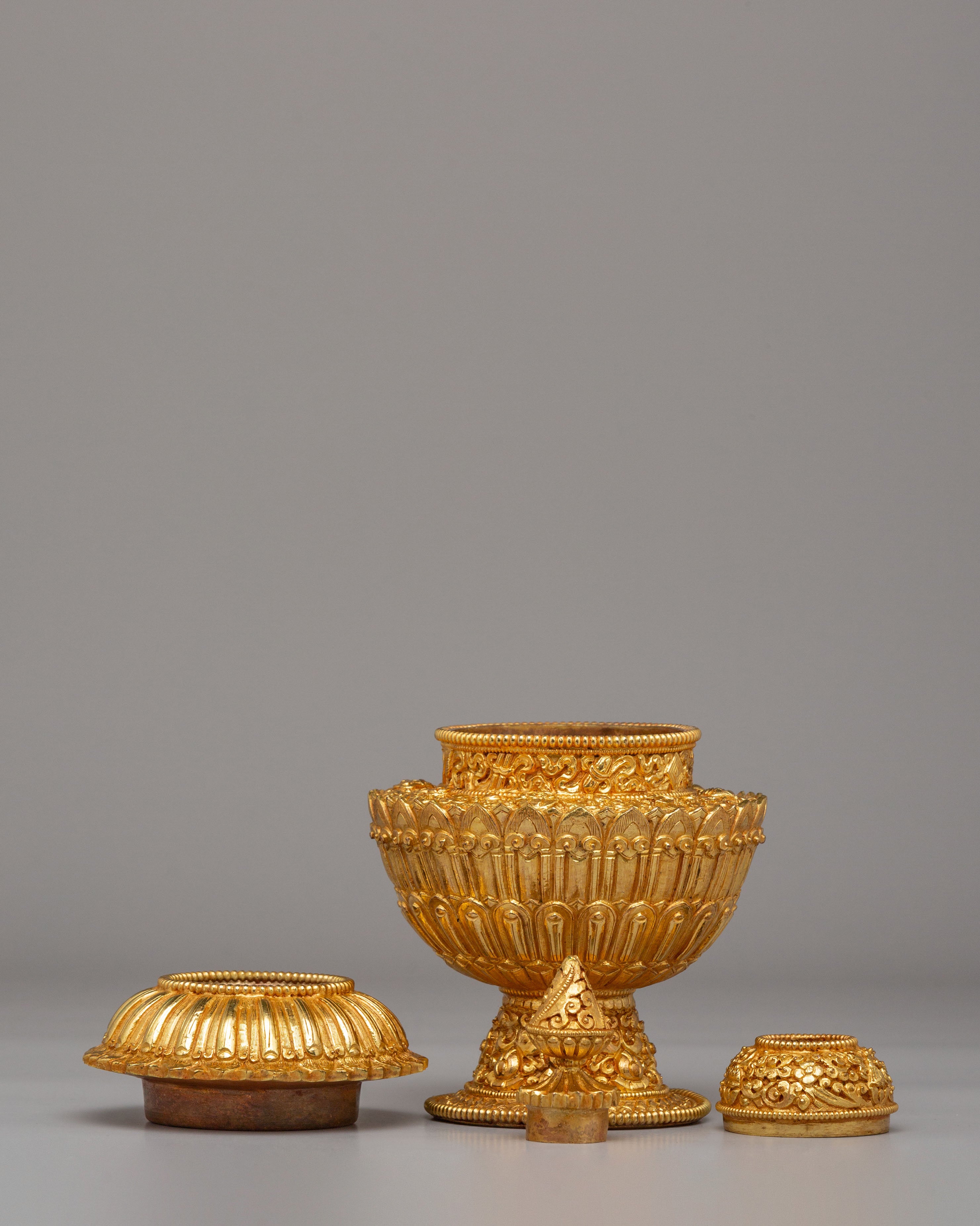 Rice Pot for Ritual Offering | Sacred Offering Vessel for Puja