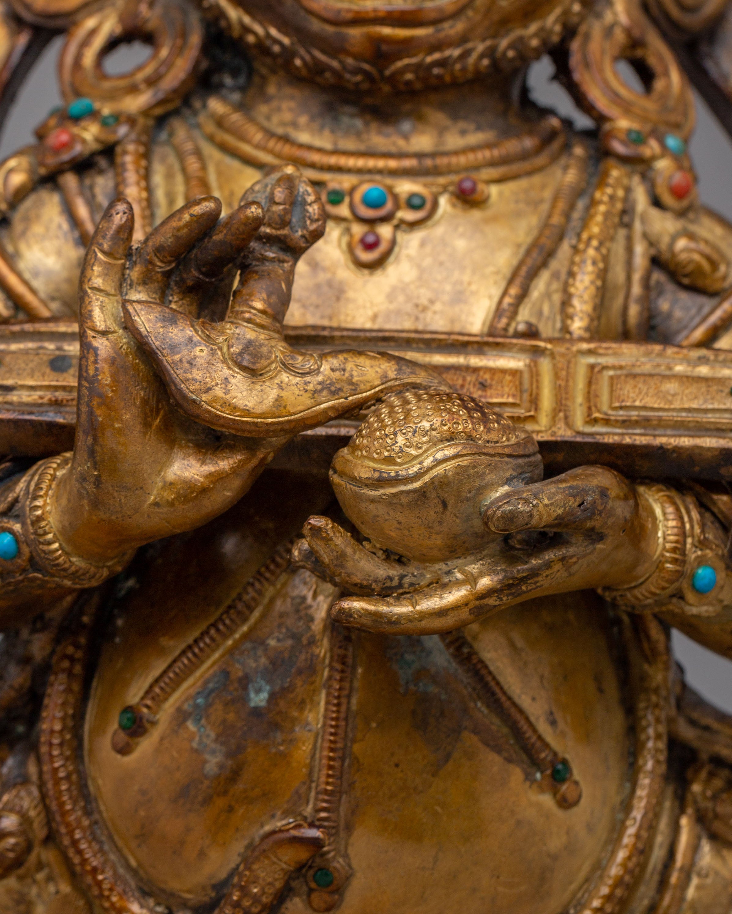 Shakya Mahakala Wrathful Protector Statue | Tibetan Buddhist Deity