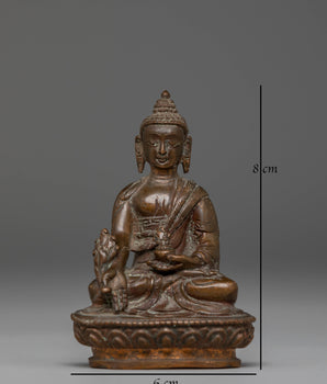 Handcrafted Sculpture of Medicine Buddha | Symbol of Healing, and Wisdom