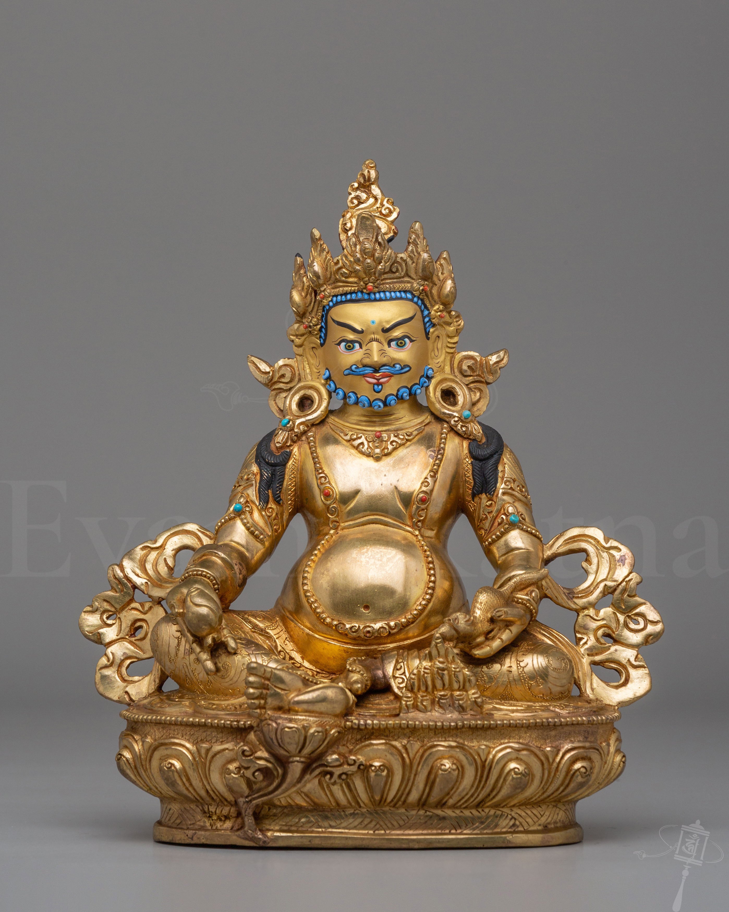 Buddhist God of Wealth Dzambhala Statue 