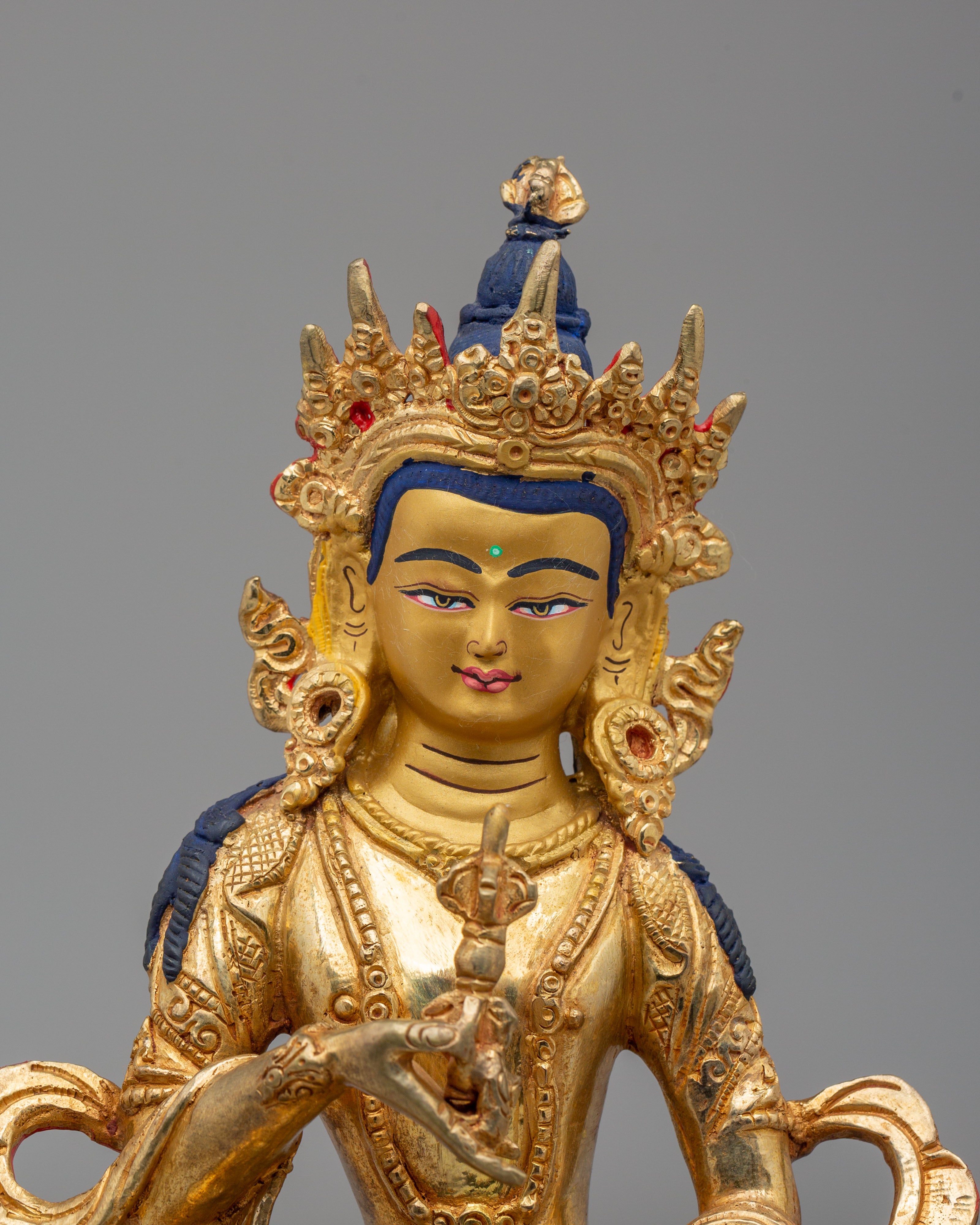 Vajrasattva Statue For Home Shrine | Tibetan Buddhist Deity Figurine