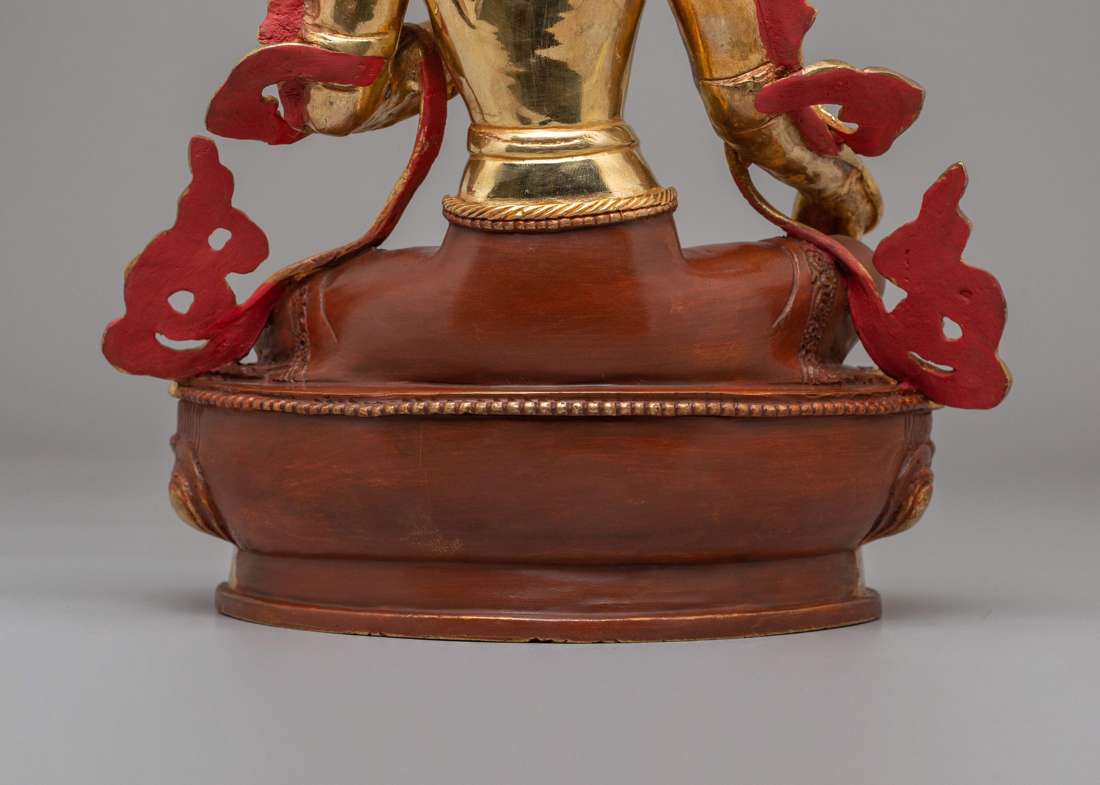 Spiritual Green Tara Protection Figure | Tibetan Statue for Meditation