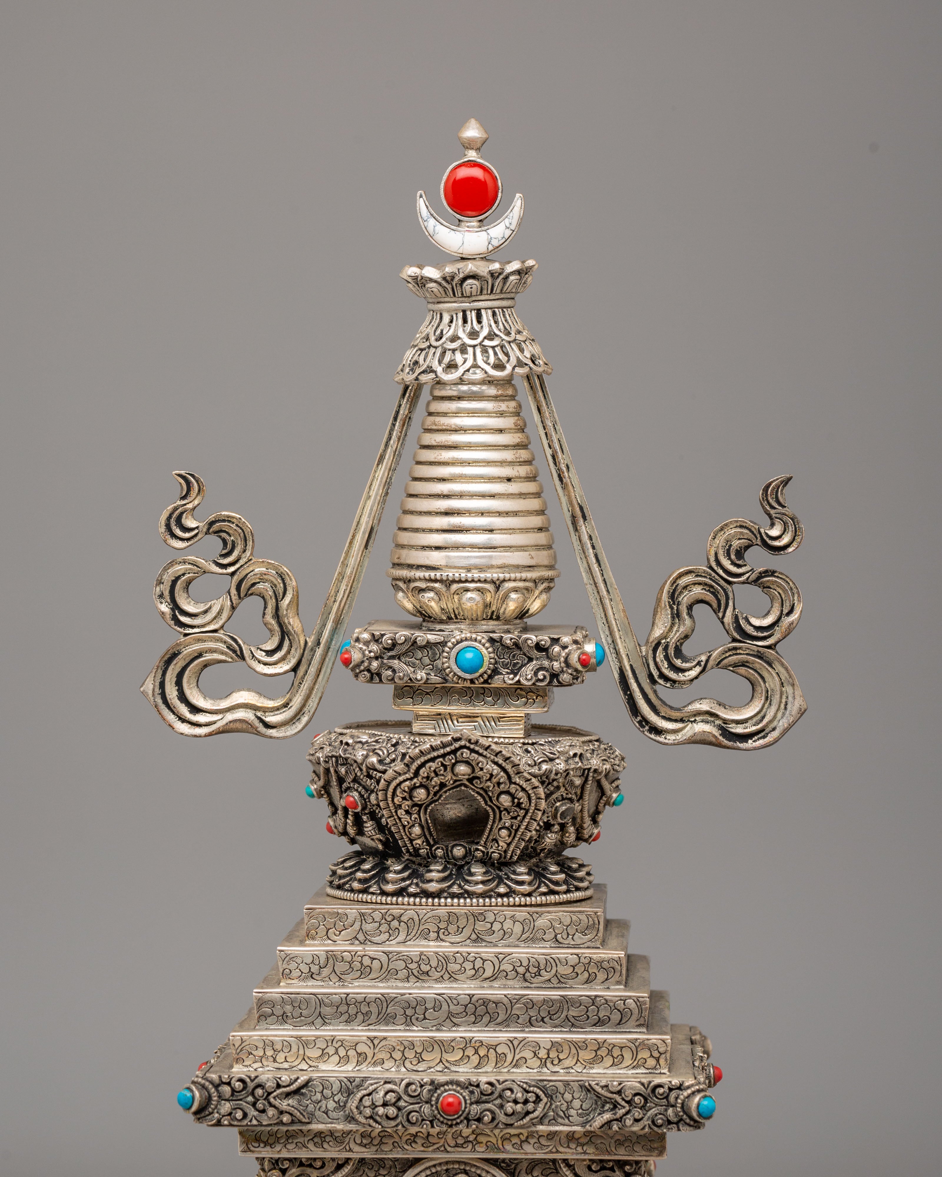 Sacred Buddhist Jangchub Stupa | Gemstone Buddhist Shrine