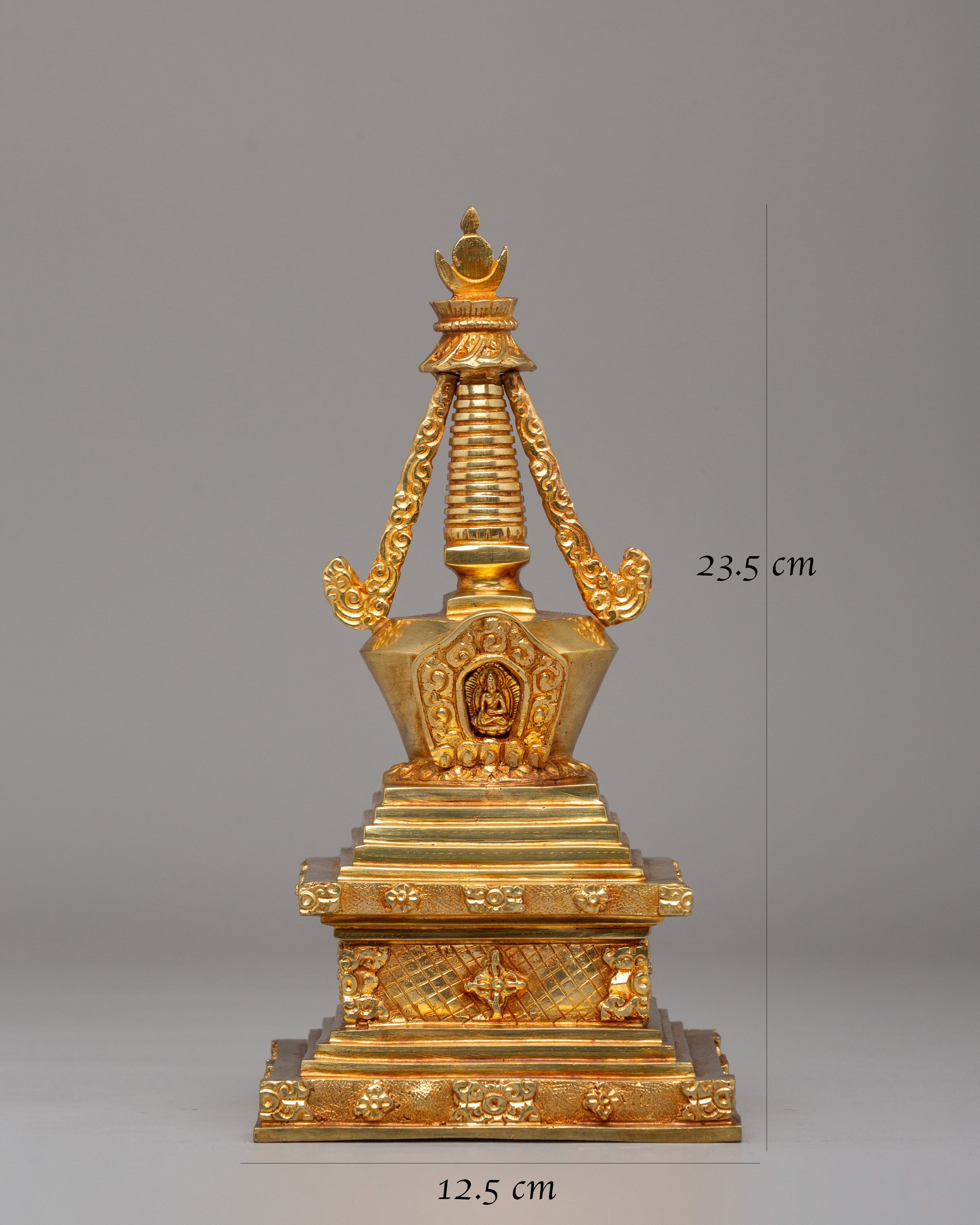 Buddhist Enlightenment Chorten | Symbol of Spiritual Awakening