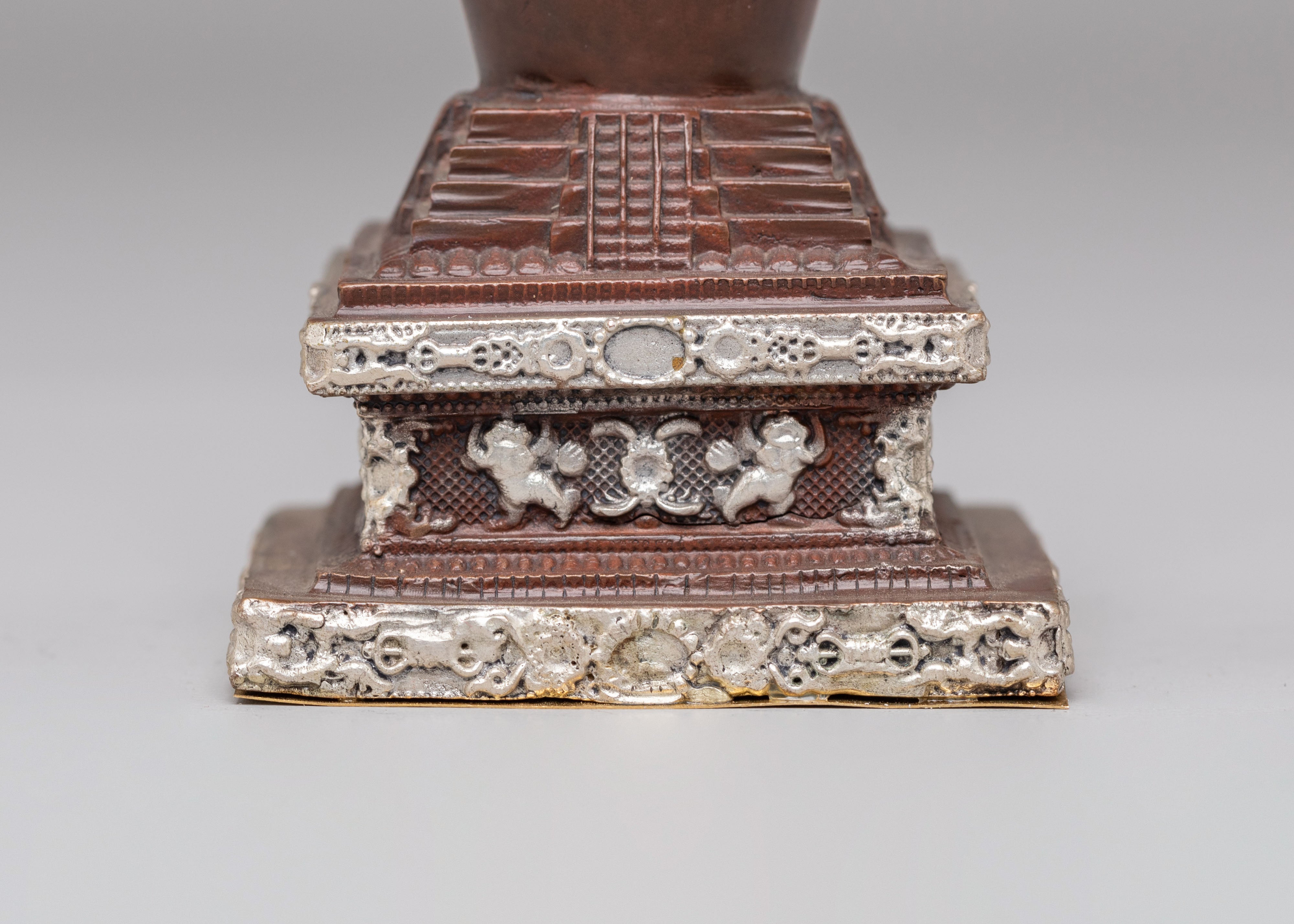 Handcrafted Descent from Heaven Stupa | Spiritual Artifacts for Meditation