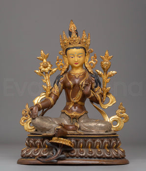 Enlightened Compassion Green Tara Statue
