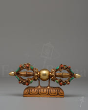 Handmade Buddhist Vajra With Stand