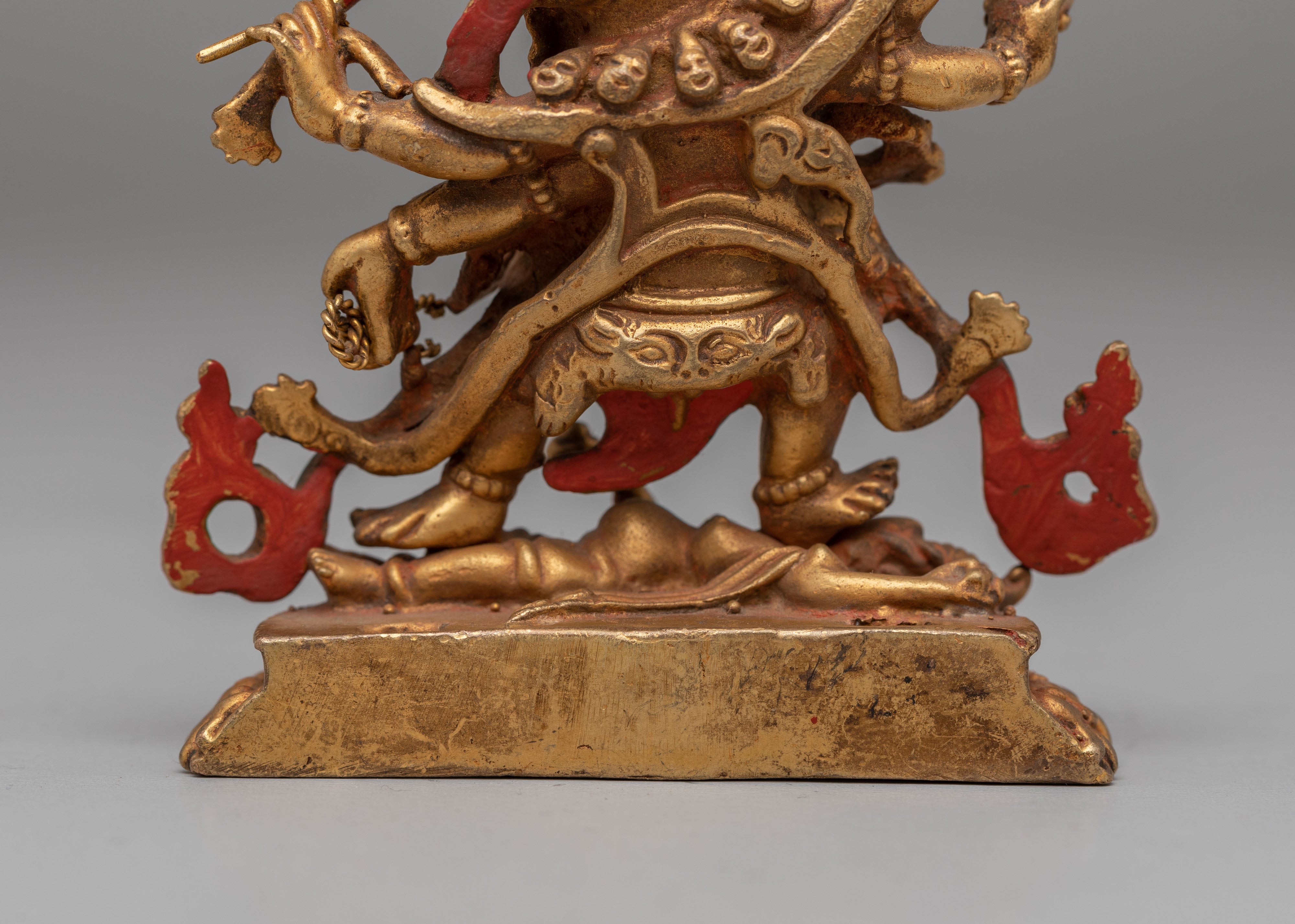 Traditional Six-Armed Mahakala Statue | Himalayan Art