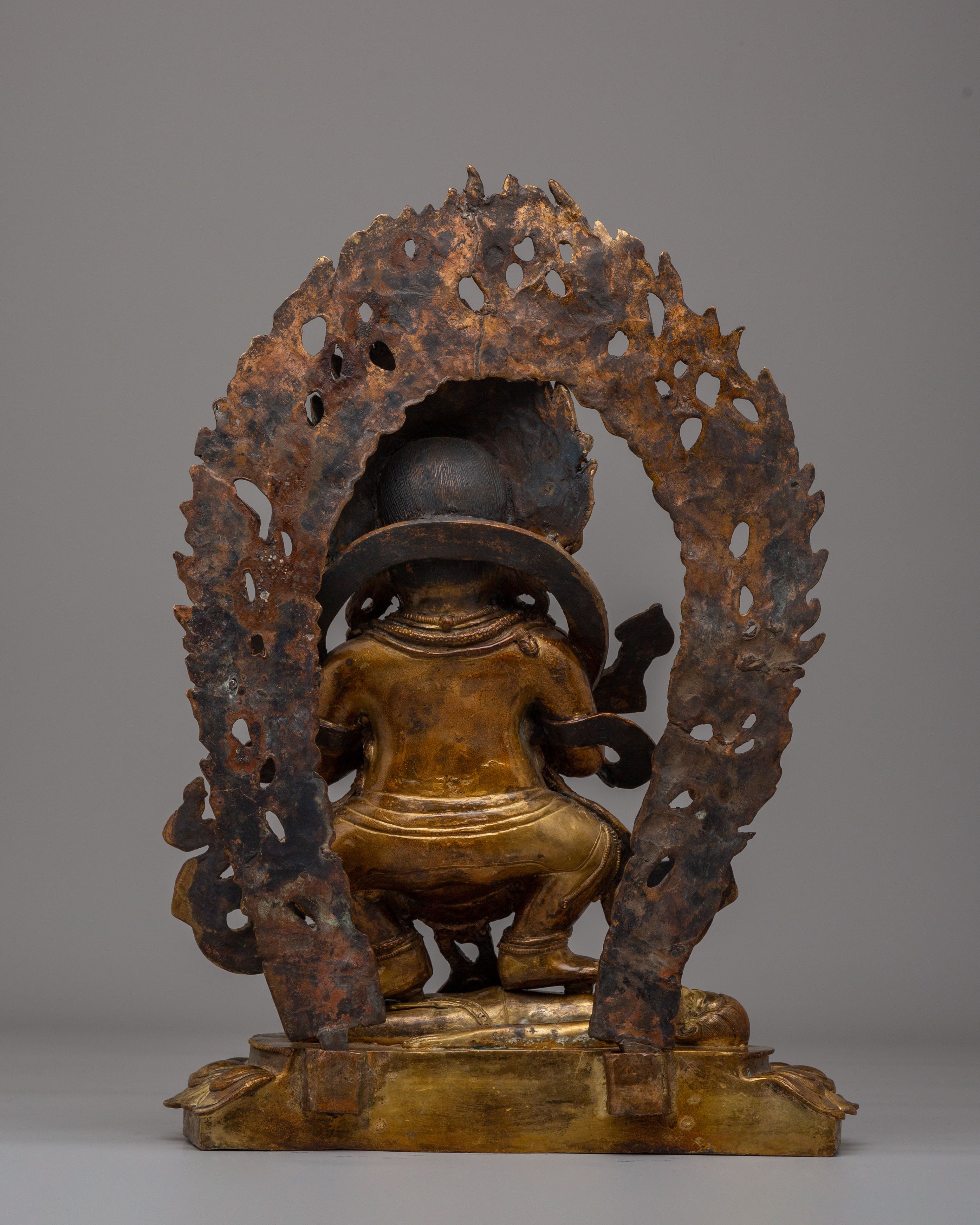 Shakya Mahakala Wrathful Protector Statue | Tibetan Buddhist Deity