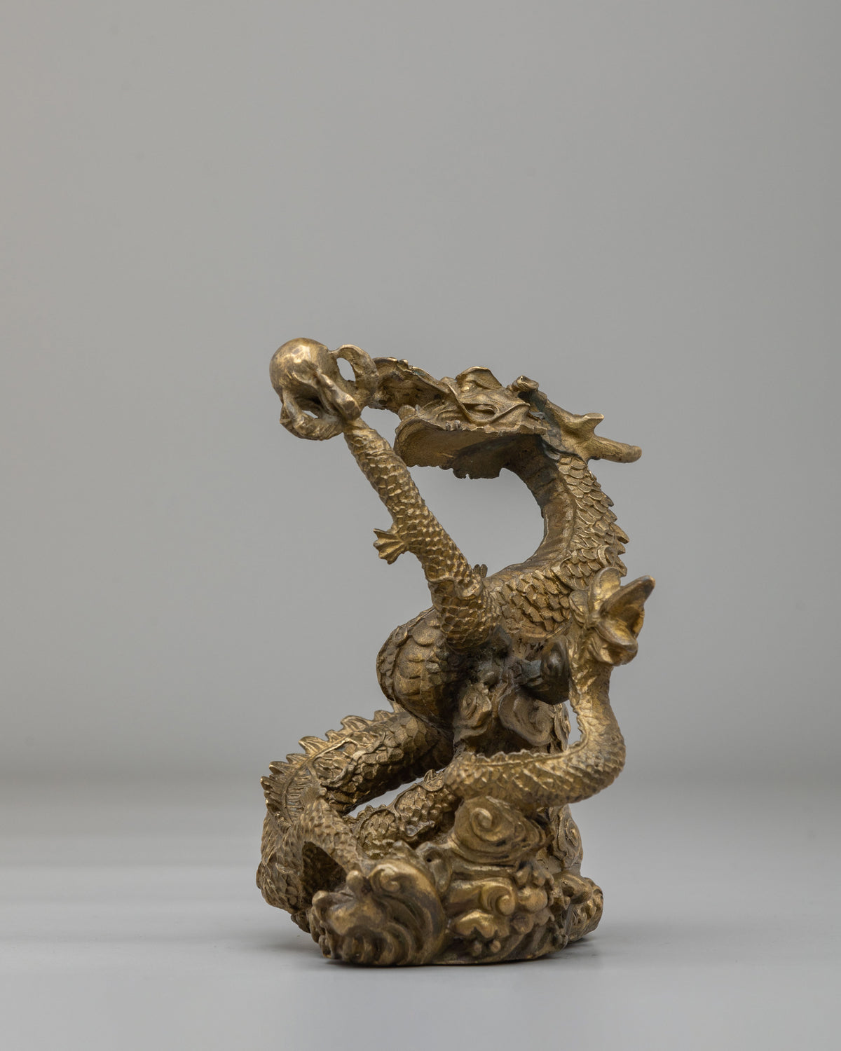 Handcrafted Dragon Guardian Sculpture | Symbol of Protection and Strength