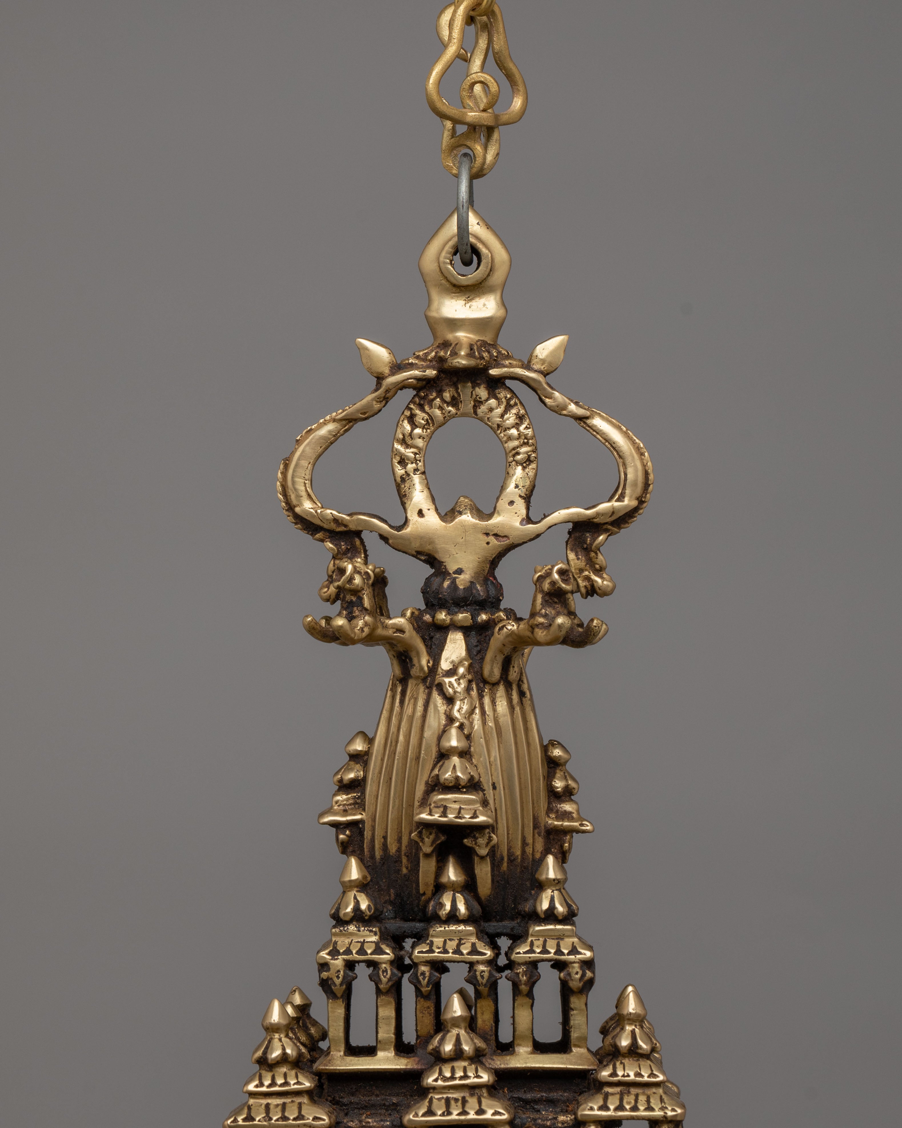 Handcrafted Hanging Stupa Dalucha | Tibetan Buddhist Decor