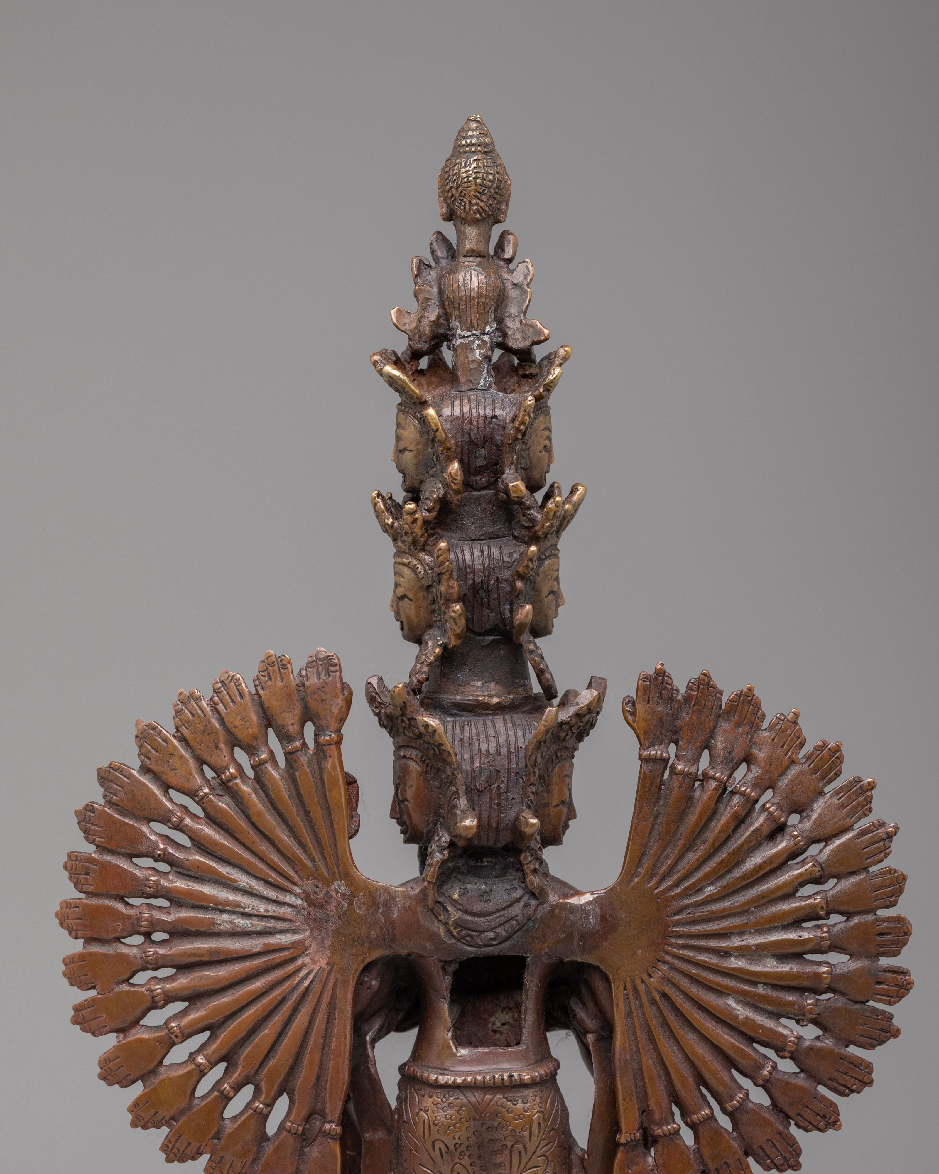 Thousand Armed Chenrezig Statue | Tibetan Avalokiteshvara Sculpture