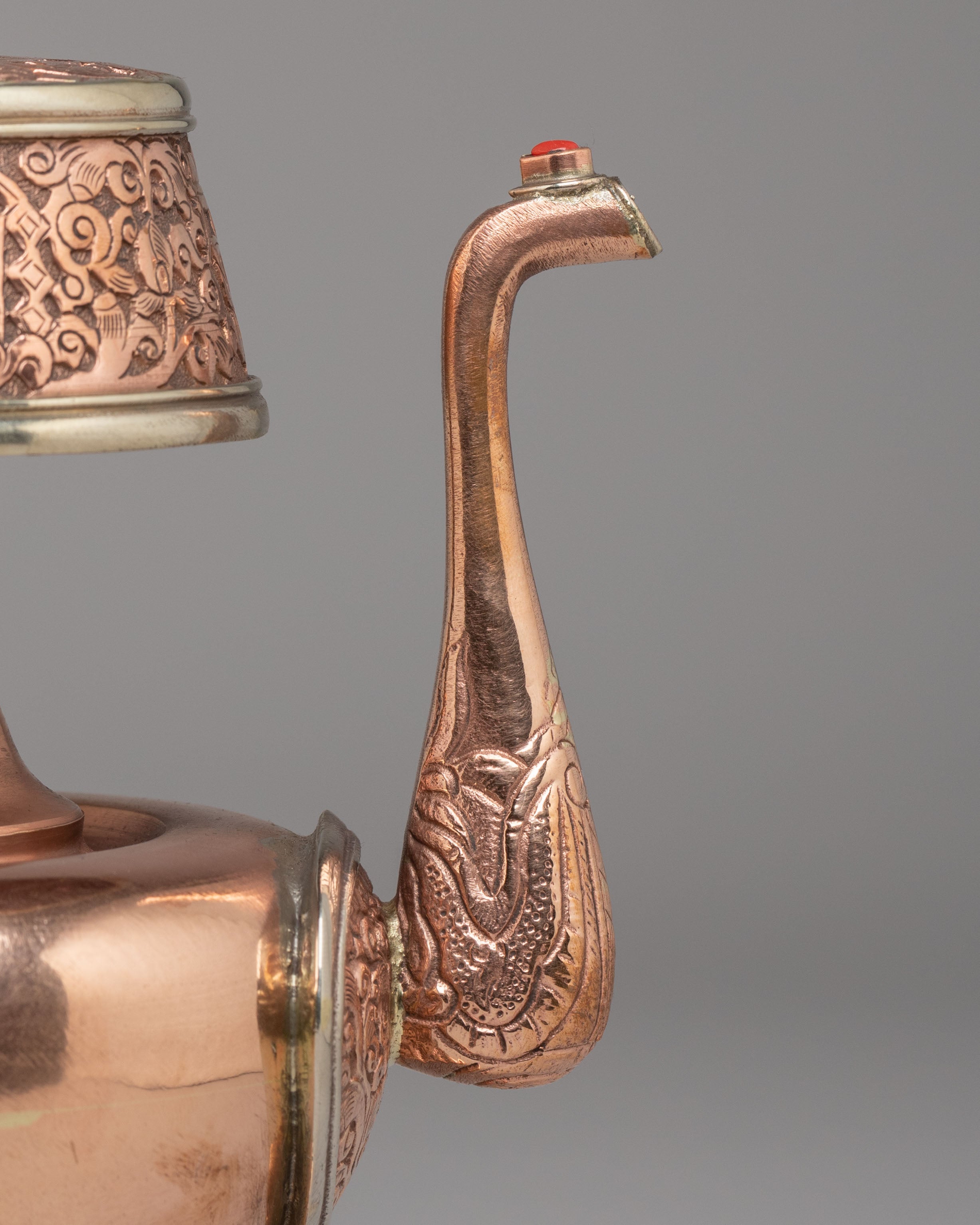 Buddhist Ritual Bhumba Set | Tibetan Copper Bhumba