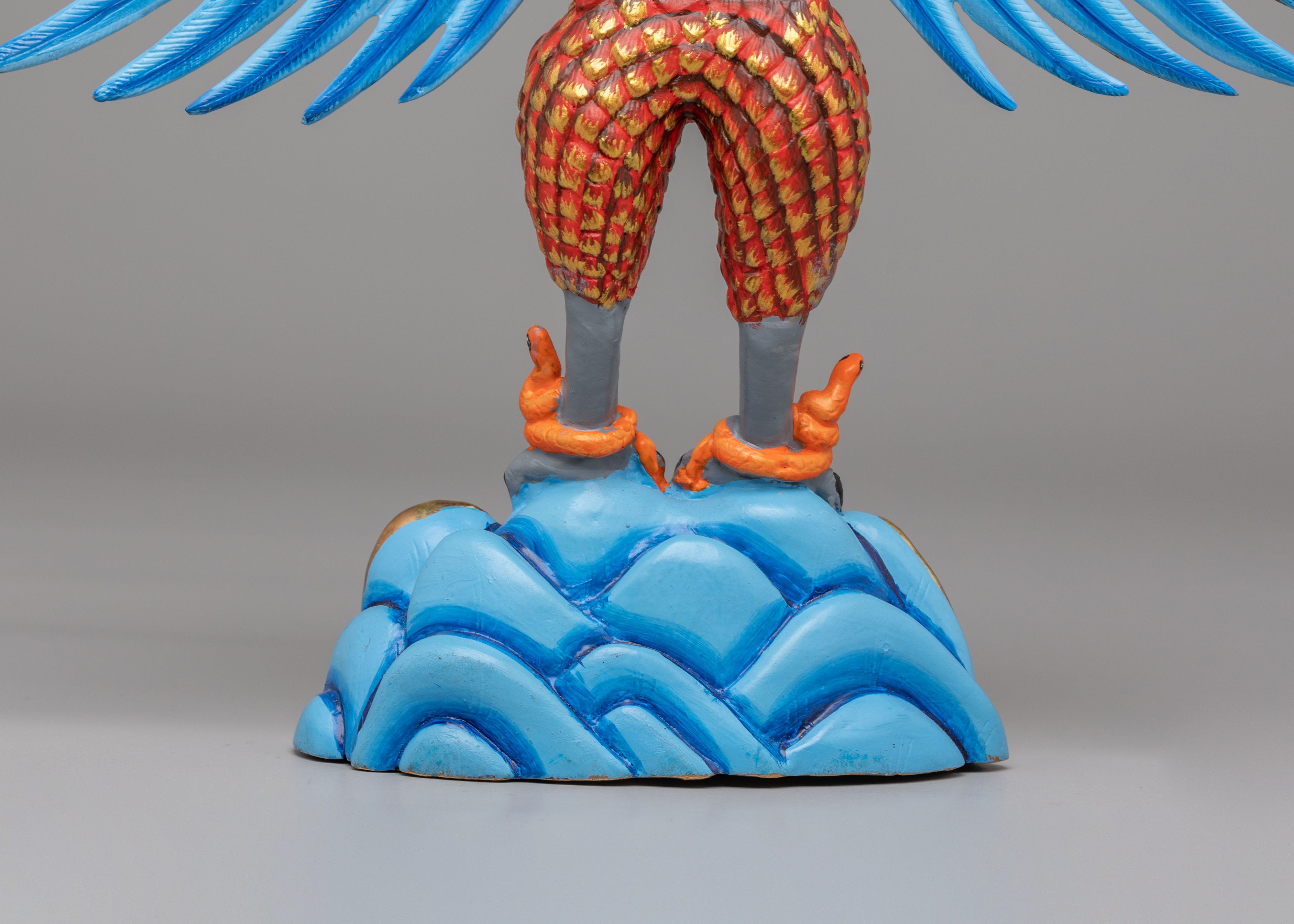 Traditional Garuda Guardian Statue | Himalayan Deity Sculpture