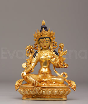  Green Tara Statue