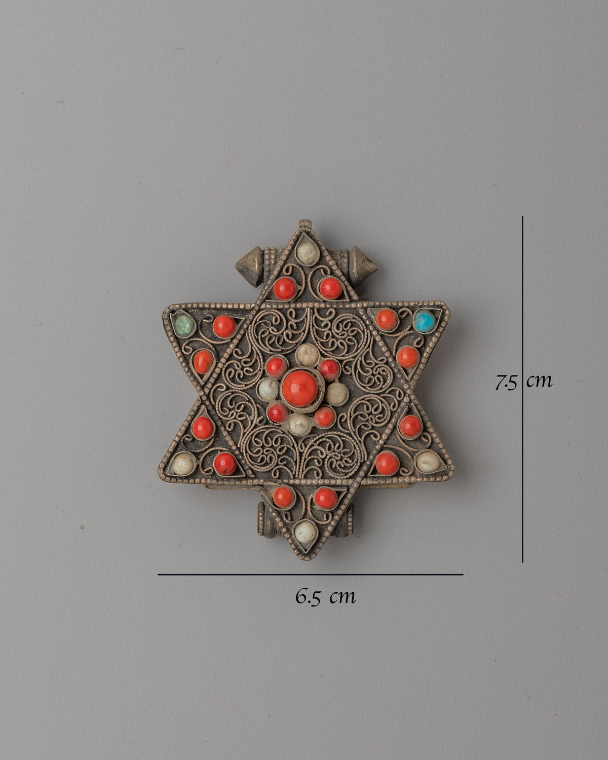 Vajrayana Buddhist Amulet | Himalayan Ritual Pendant