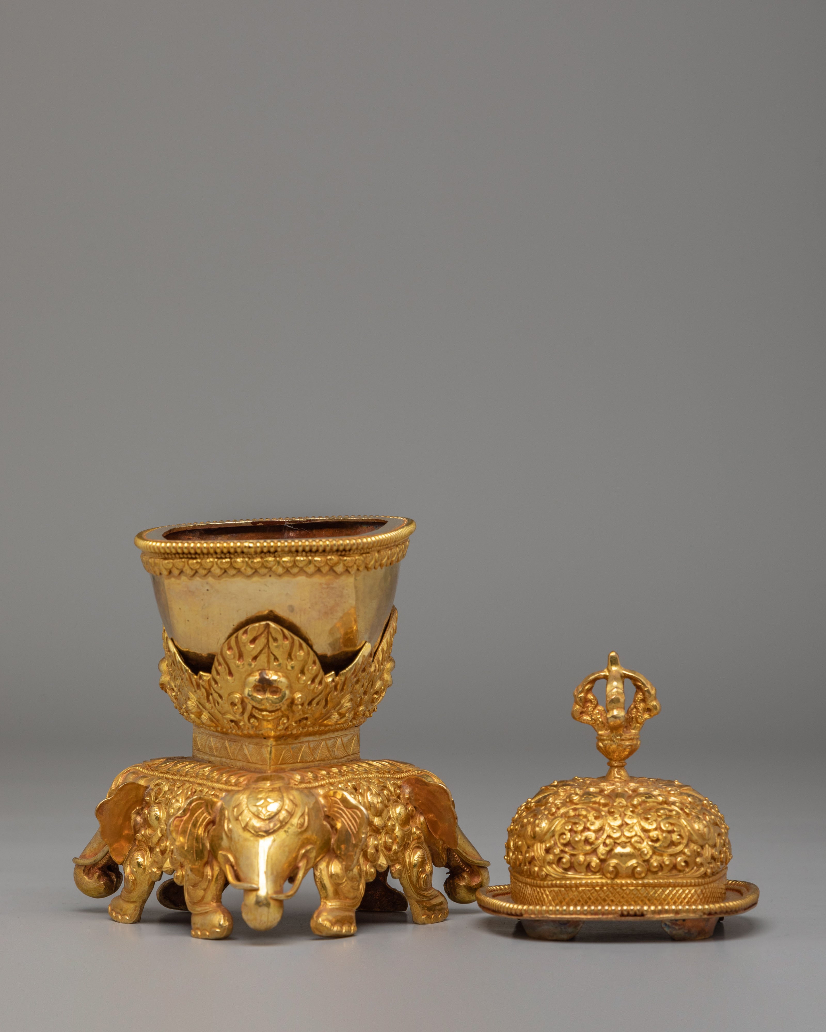 Kapala Offering Vessel | Ritual Vessels for Sacred Offerings