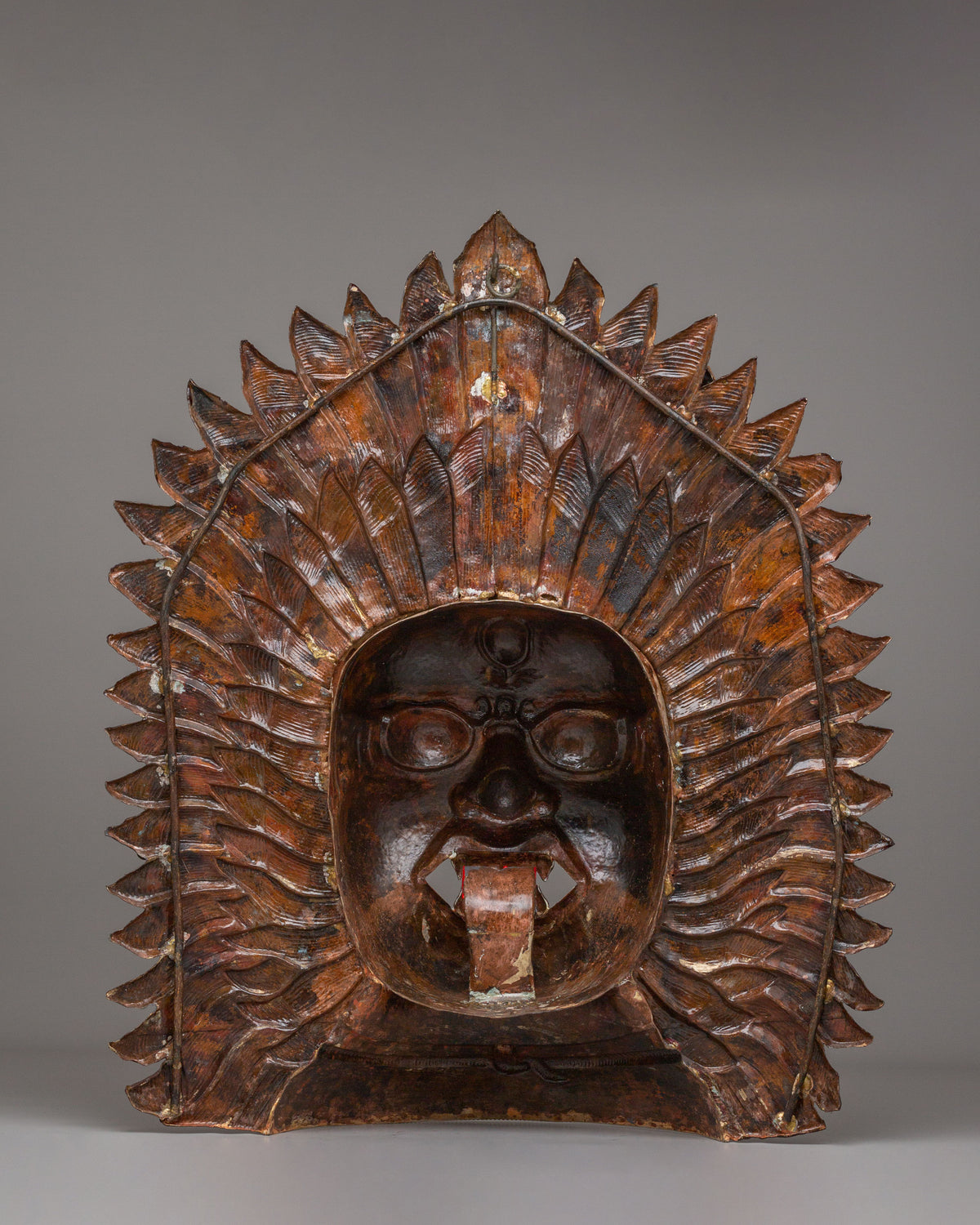 Sacred Mahakala Wall Hanging | Tibetan Wrathful Deity