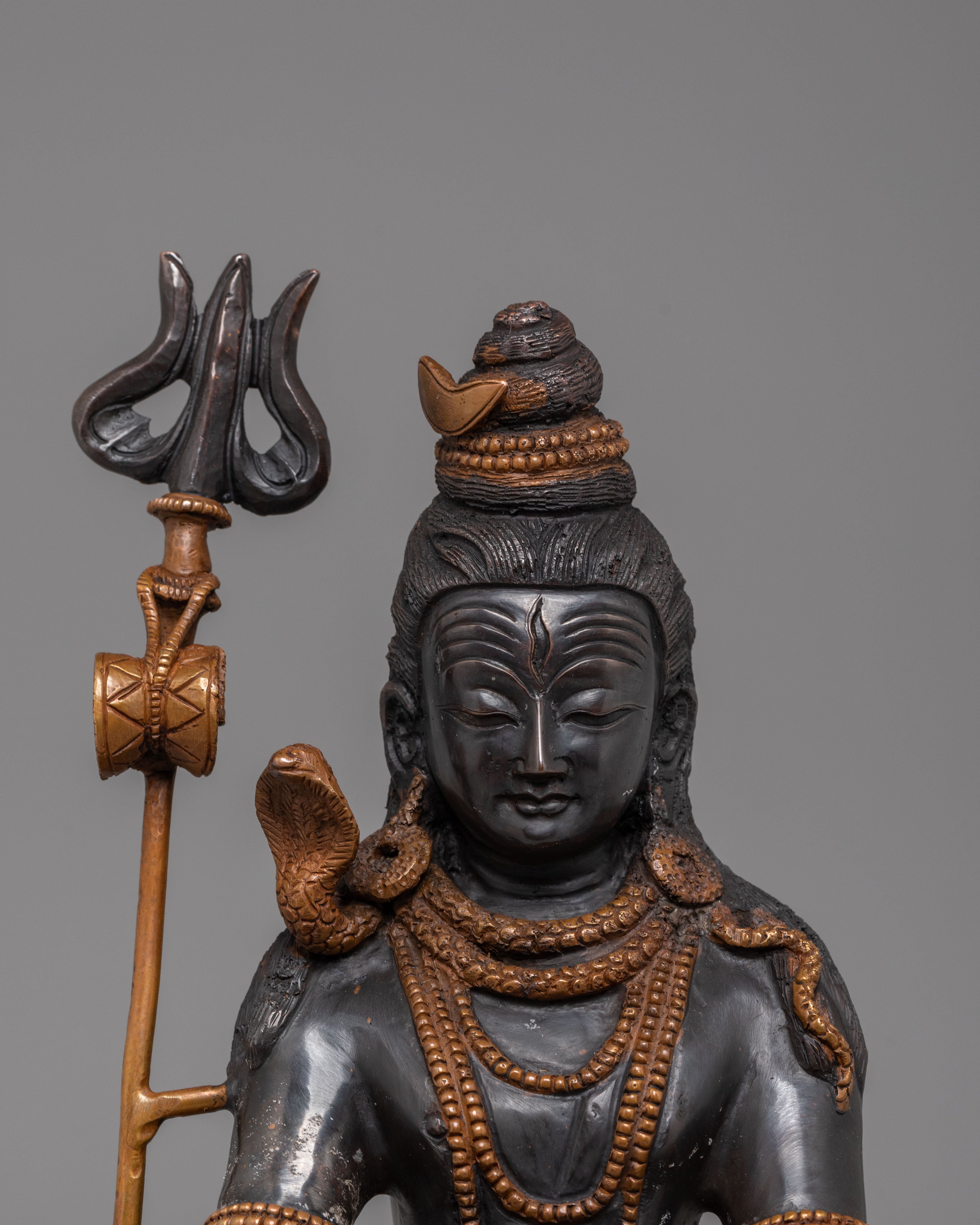 Spiritual Shiva Sculpture | Hindu God Idol For Meditation & Decor