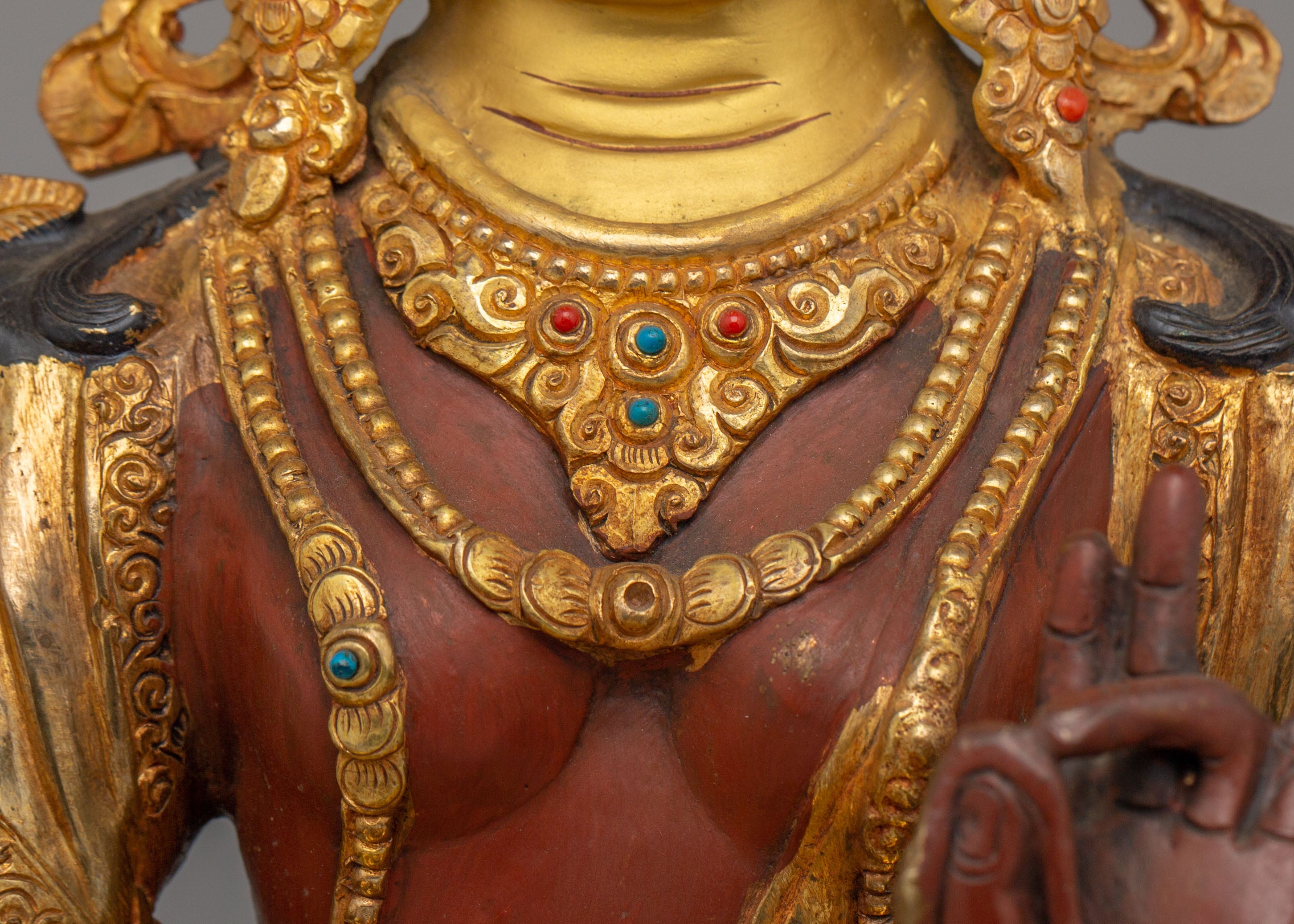 Sacred Green Tara Devotional Statue | Tibetan Copper Statue for Meditation