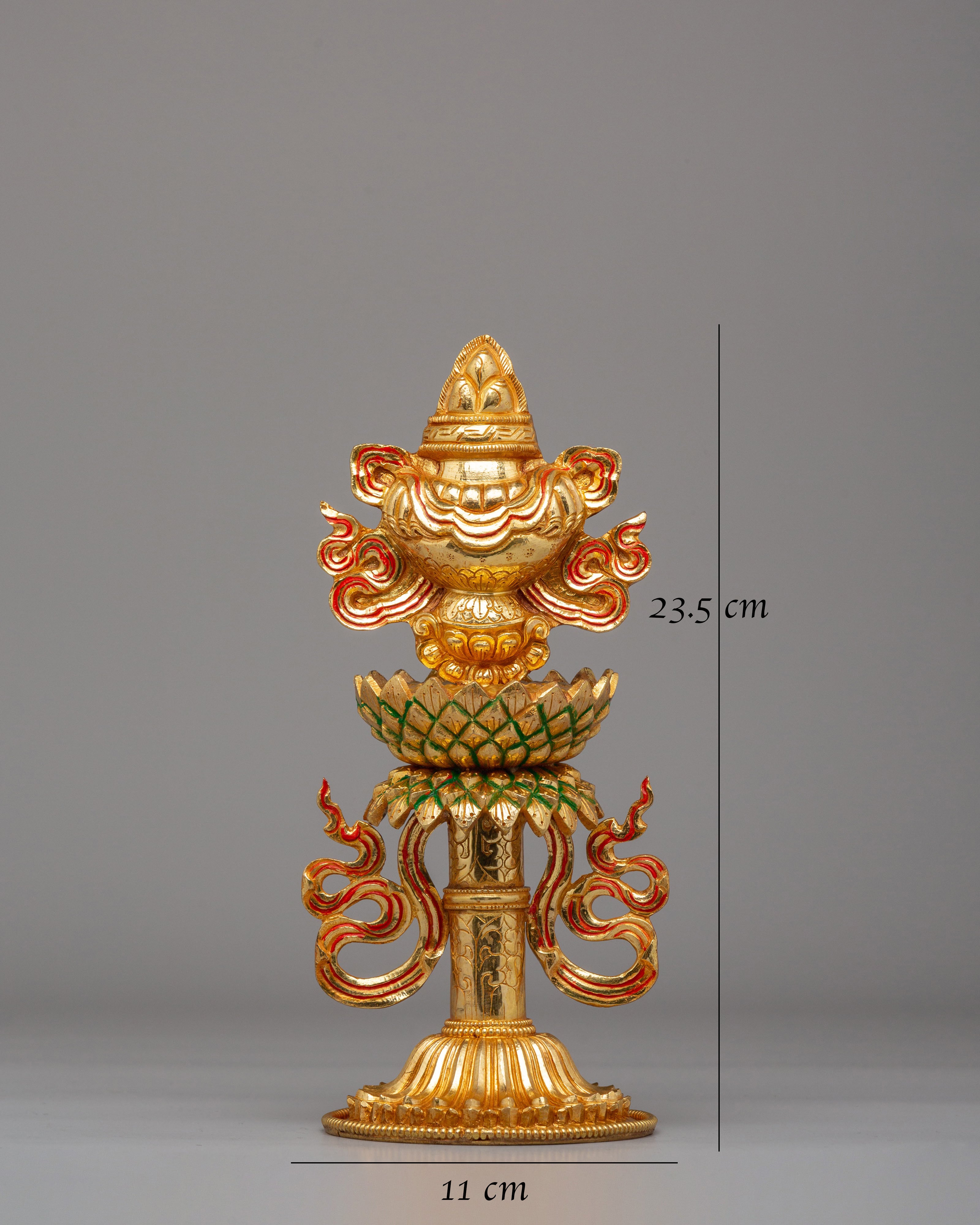 Buddhist Eight Symbols Sculpture Set | A Sacred Representation of Spiritual Blessings
