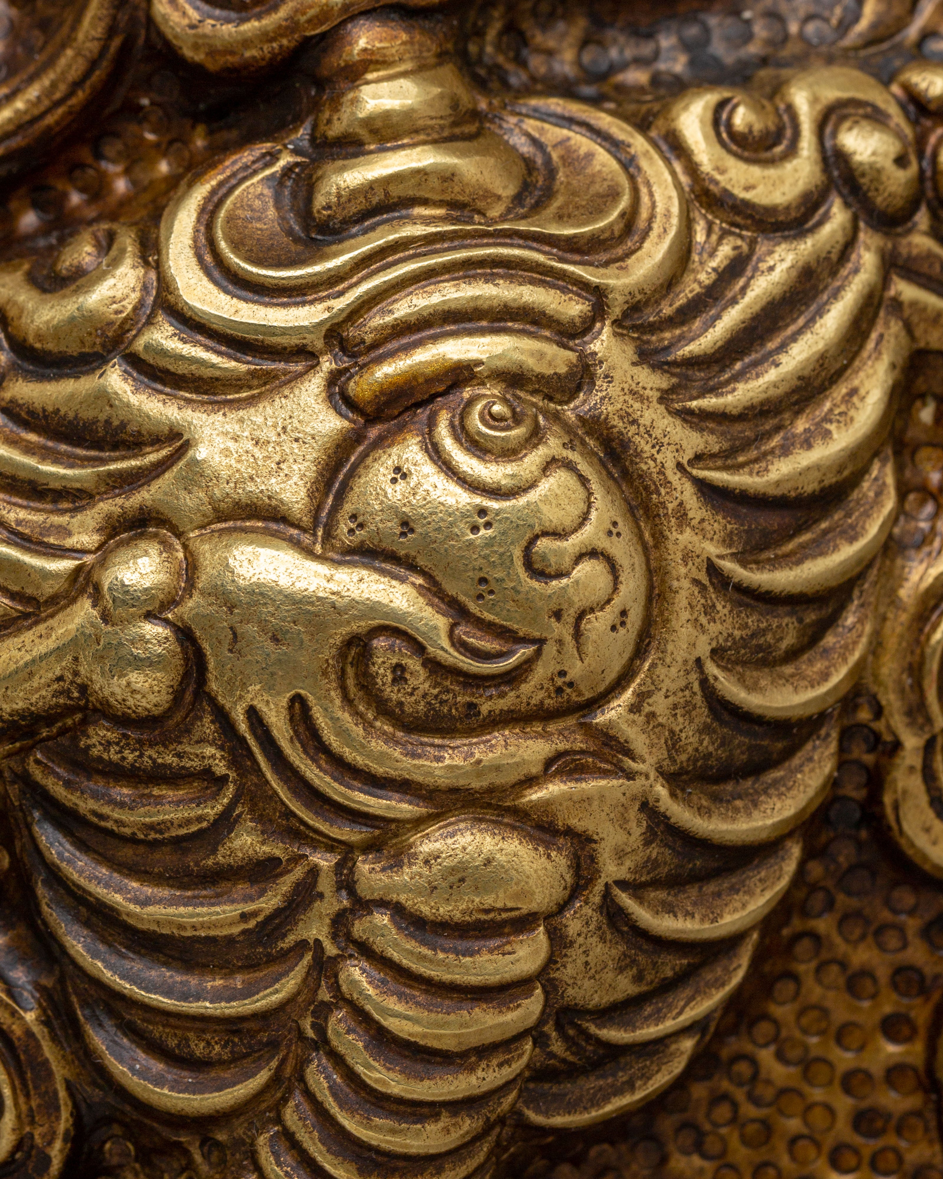 Buddhist Citipati Wall Hanging | Handcrafted Tibetan Skull Deity Art