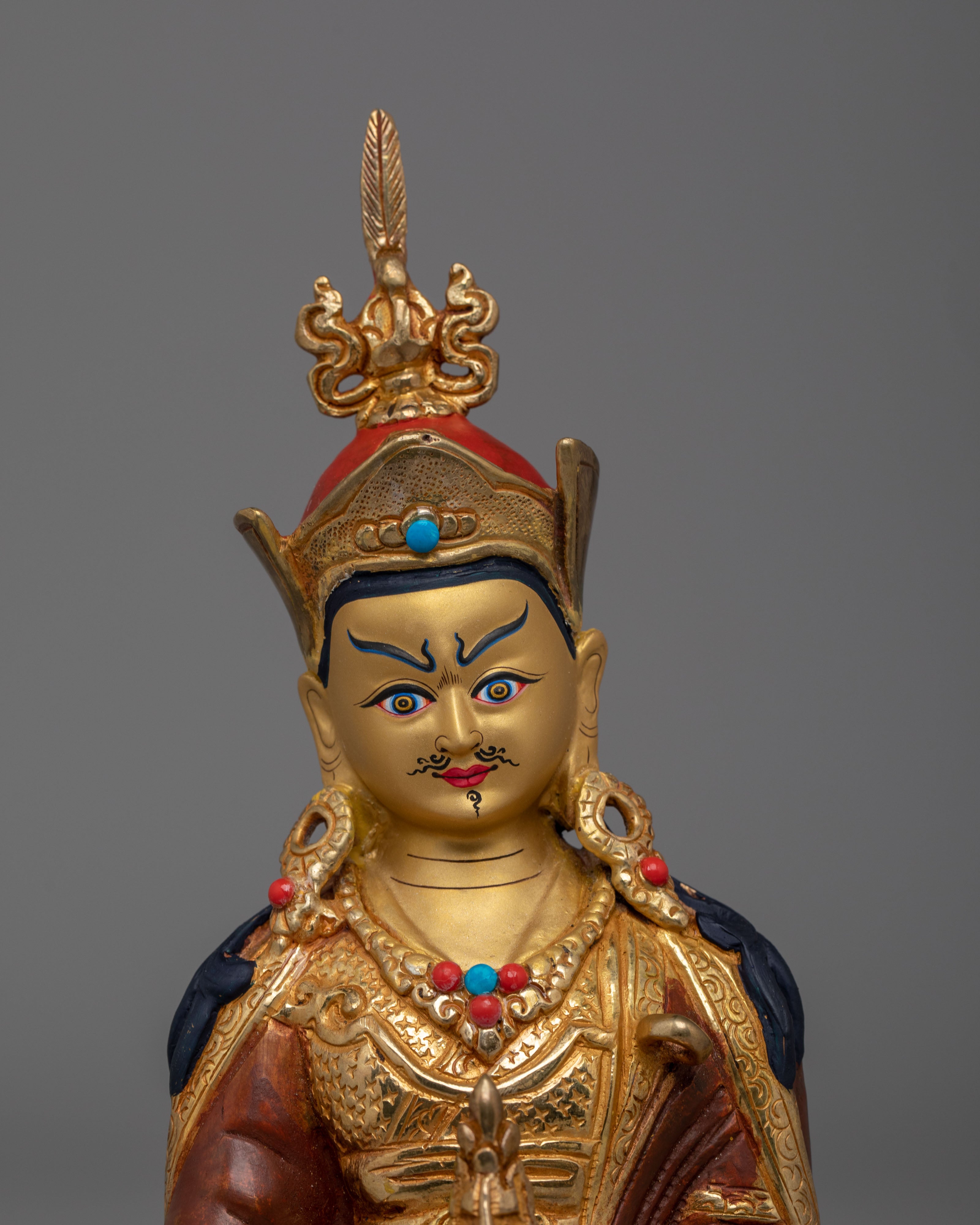 Guru Rinpoche Sacred Statue | Tibetan Master of Wisdom