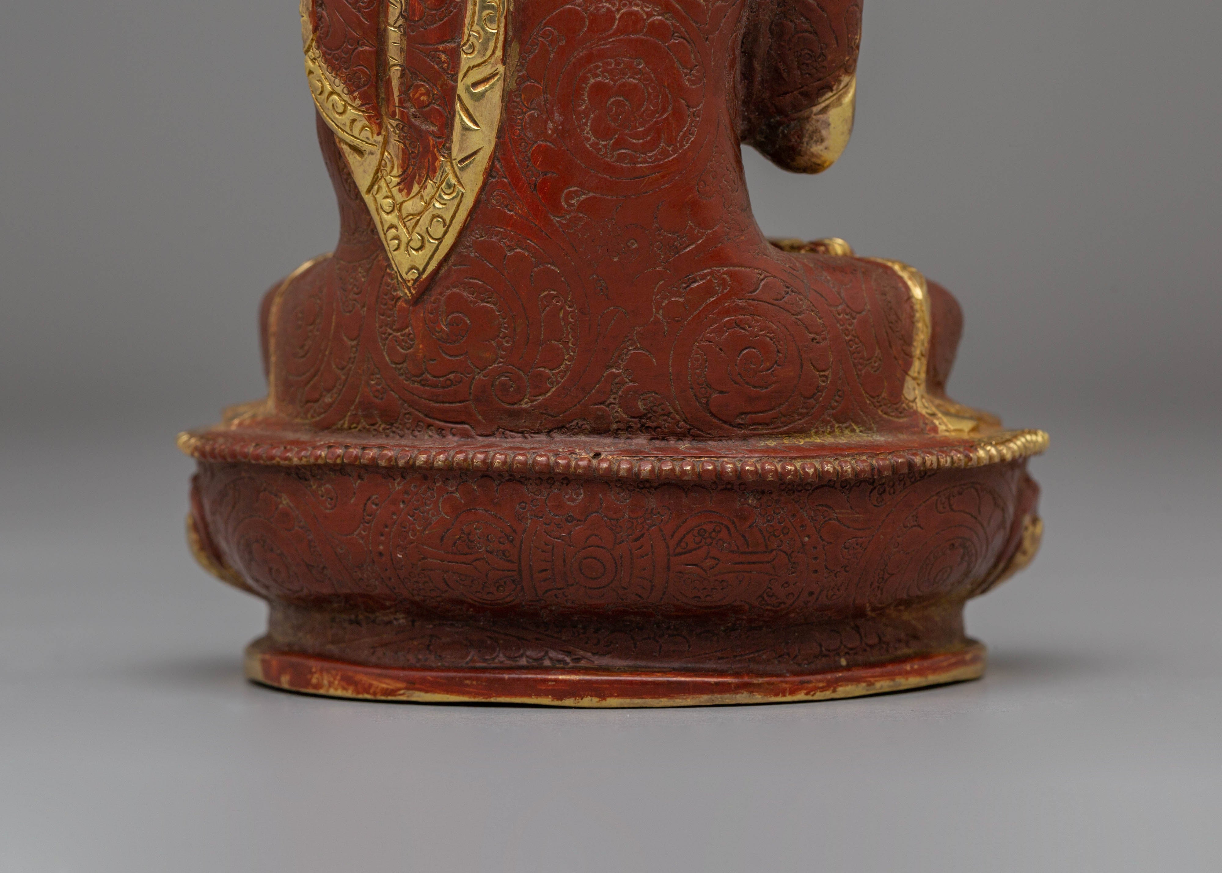 Handcrafted Vairocana Copper Sculpture | Statue for Altar and Meditation