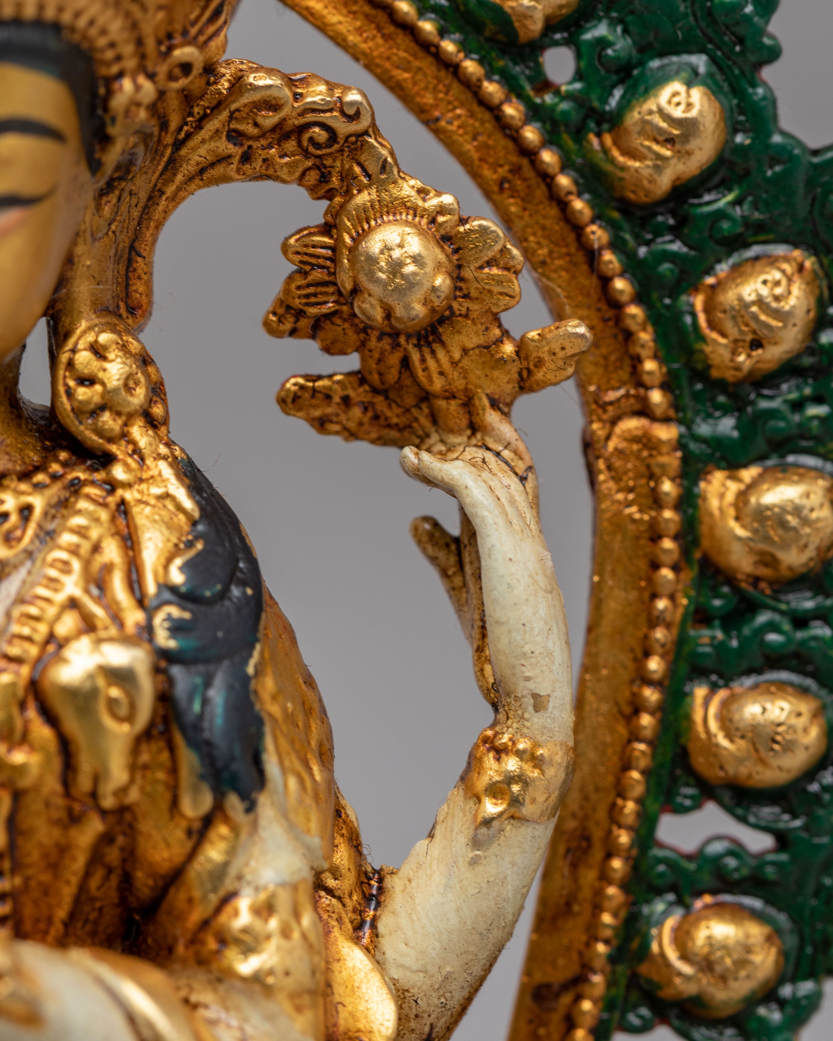 Himalayan Chenrezig Altar Statue | Buddhist Altar Decor