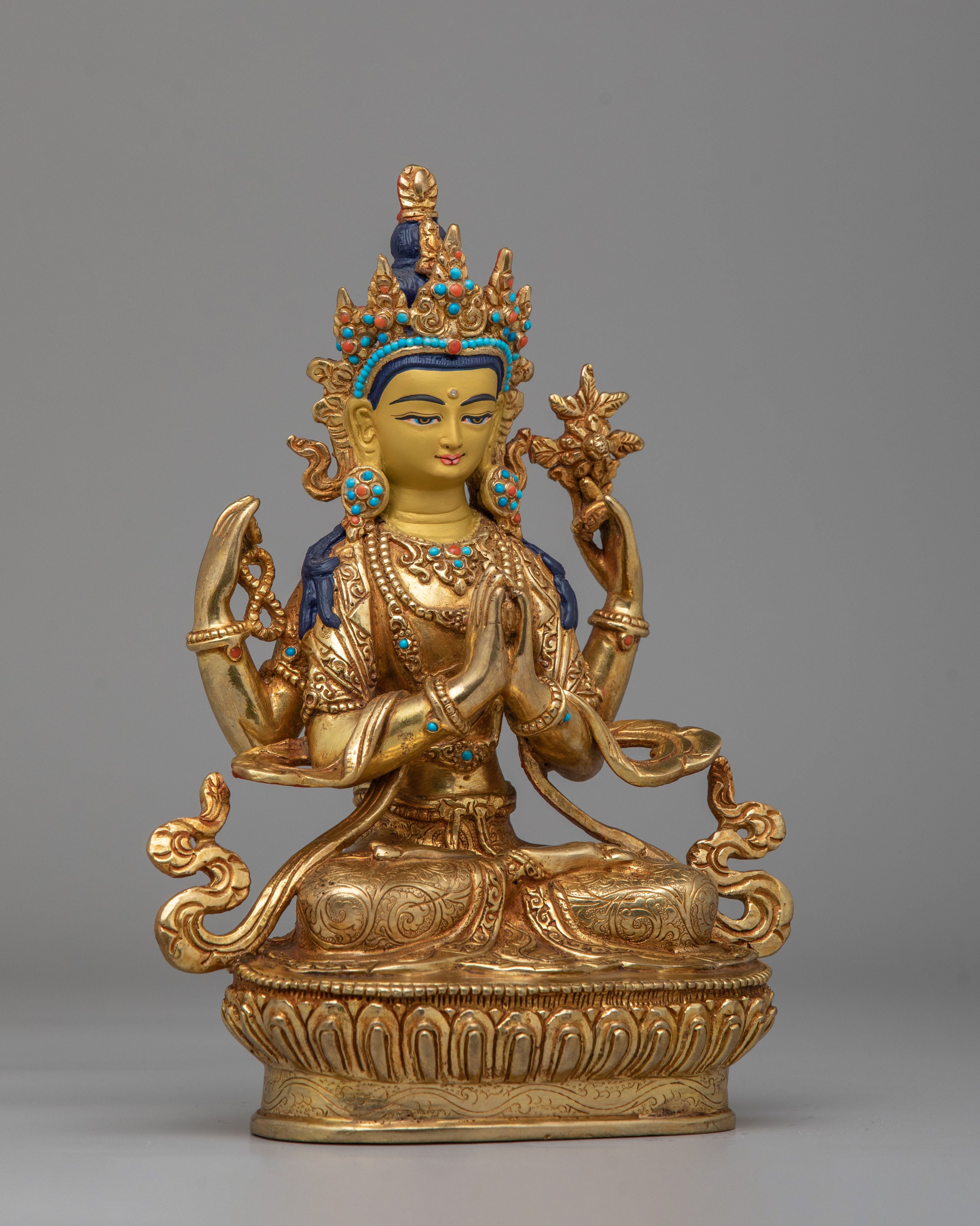 Chenrezig Bodhisattva Deity Statue | Symbol of Compassion