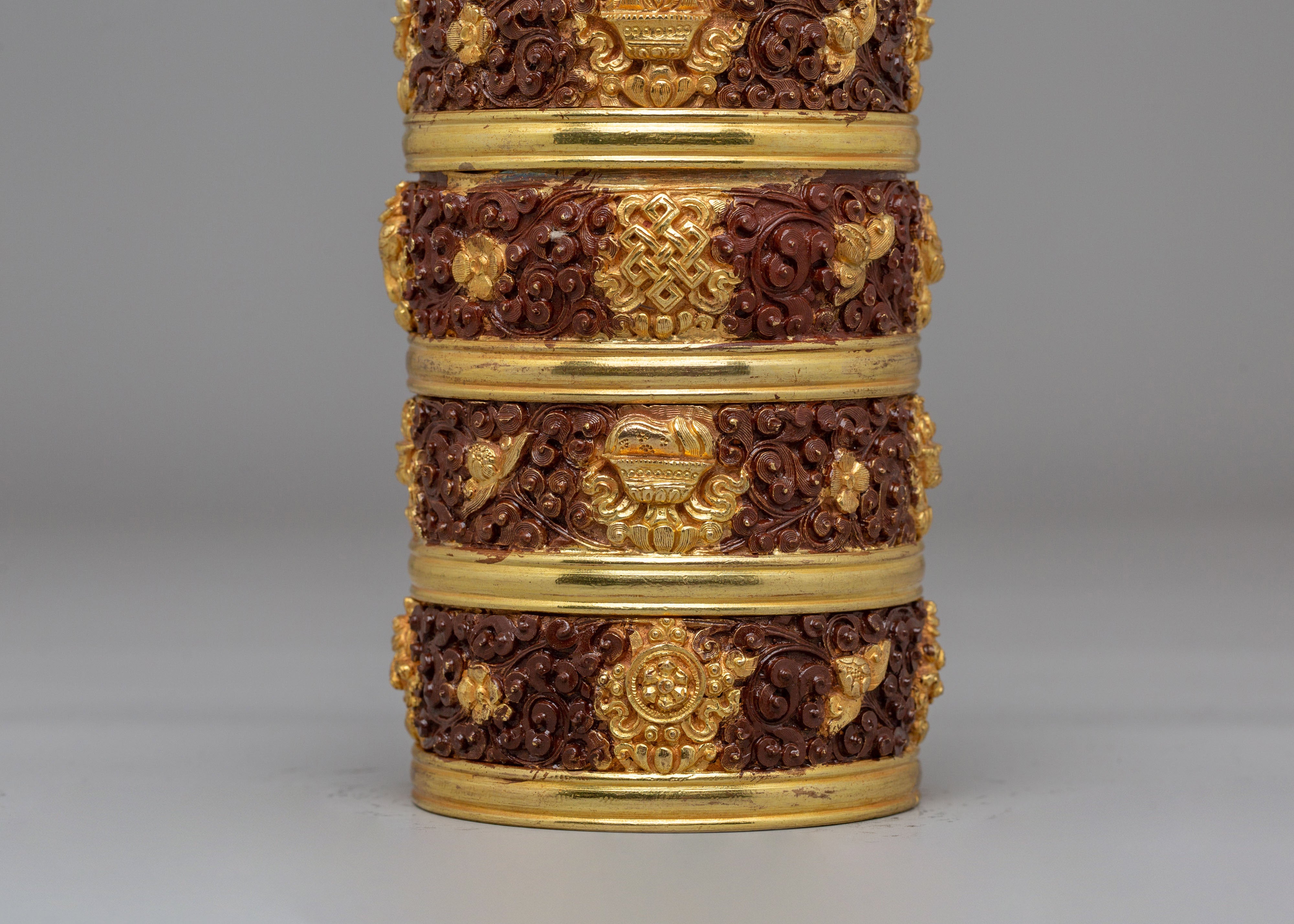 Rice Pot For Buddhist Ritual Offerings | Sacred Ceremonial Offering Vessel