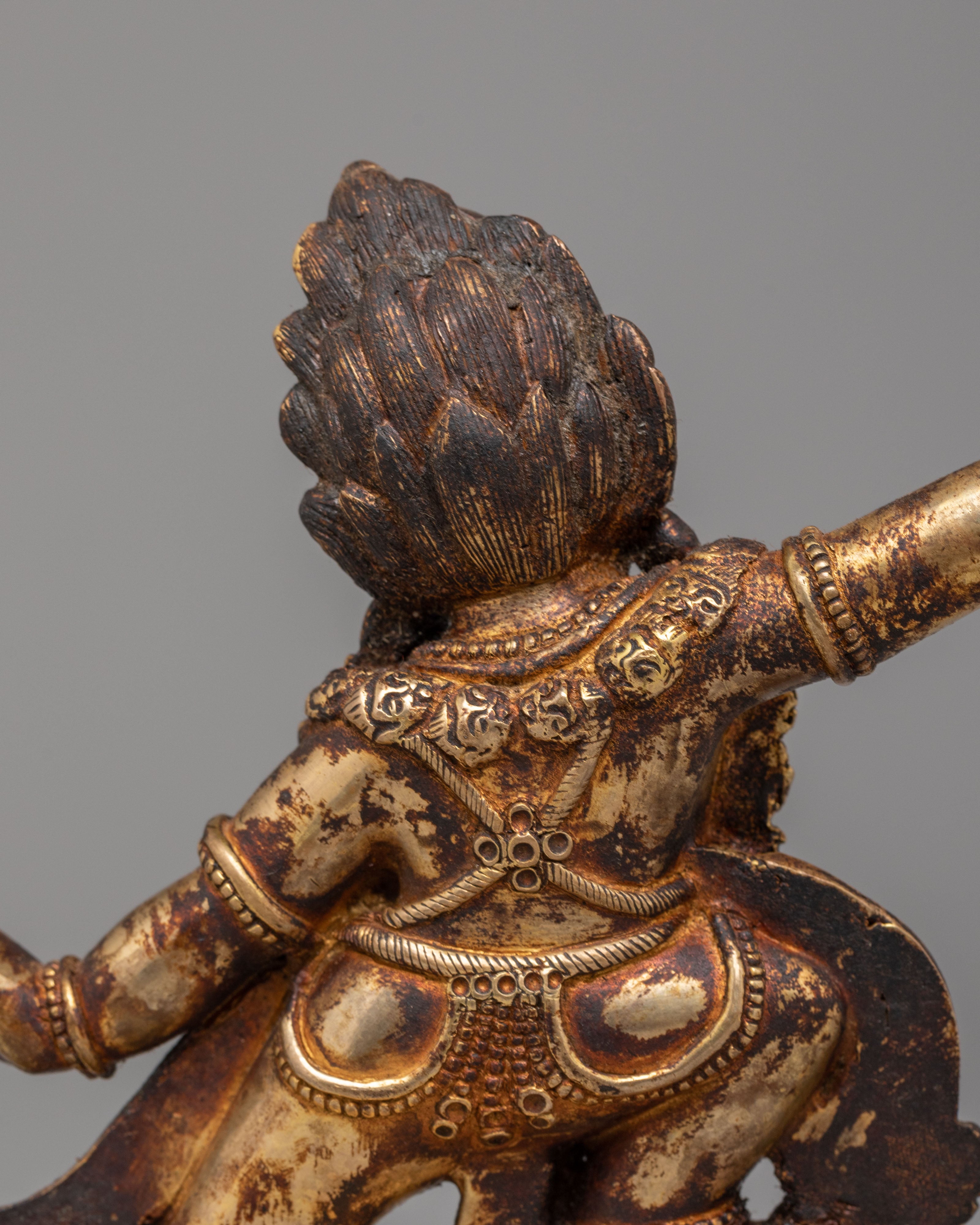 Lord of Death Yama Dharmaraja Sculpture | Premium Guardian of Justice Statue