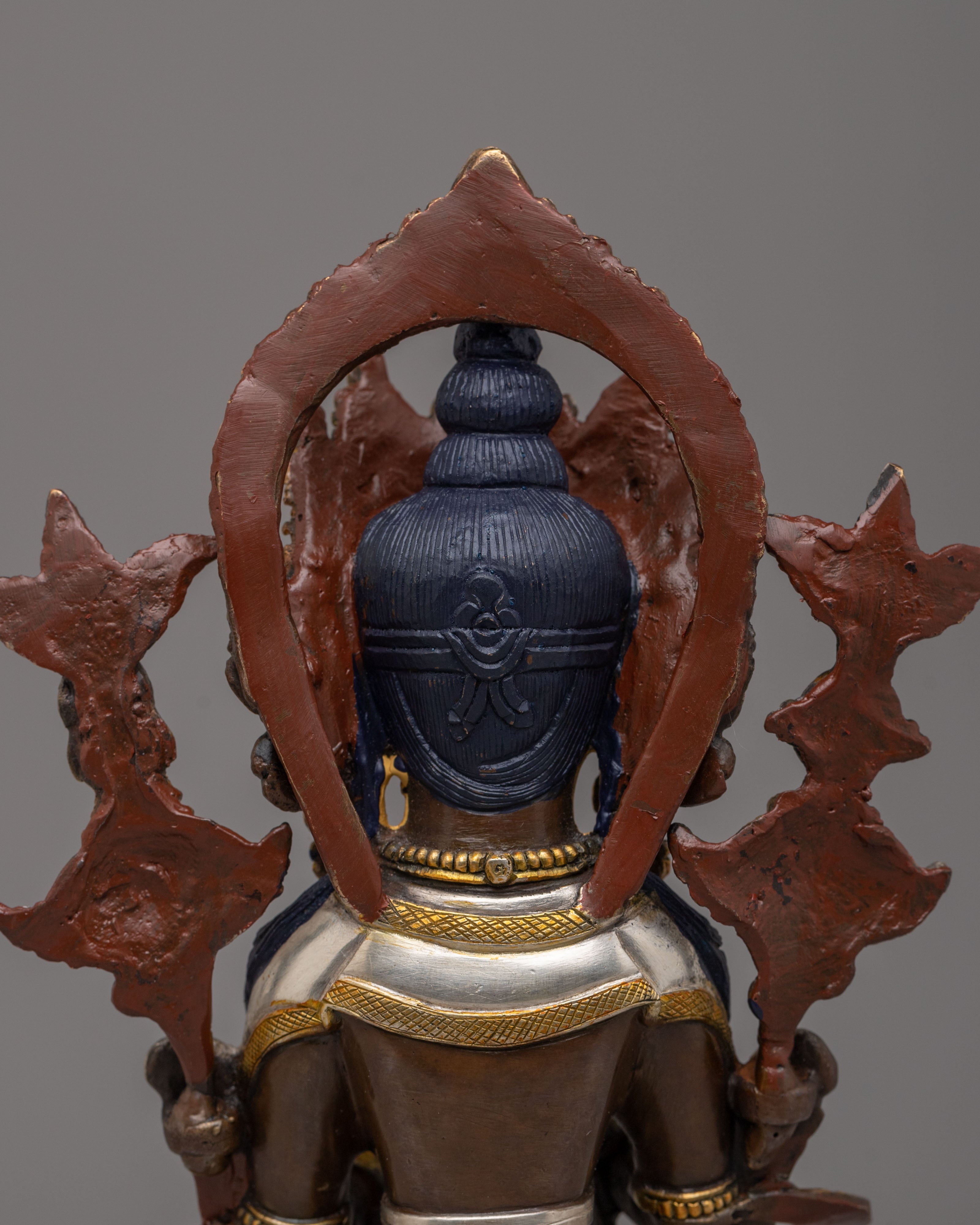 Sacred Maitreya Buddha Statue | 24K Gold Plated Buddhist Art