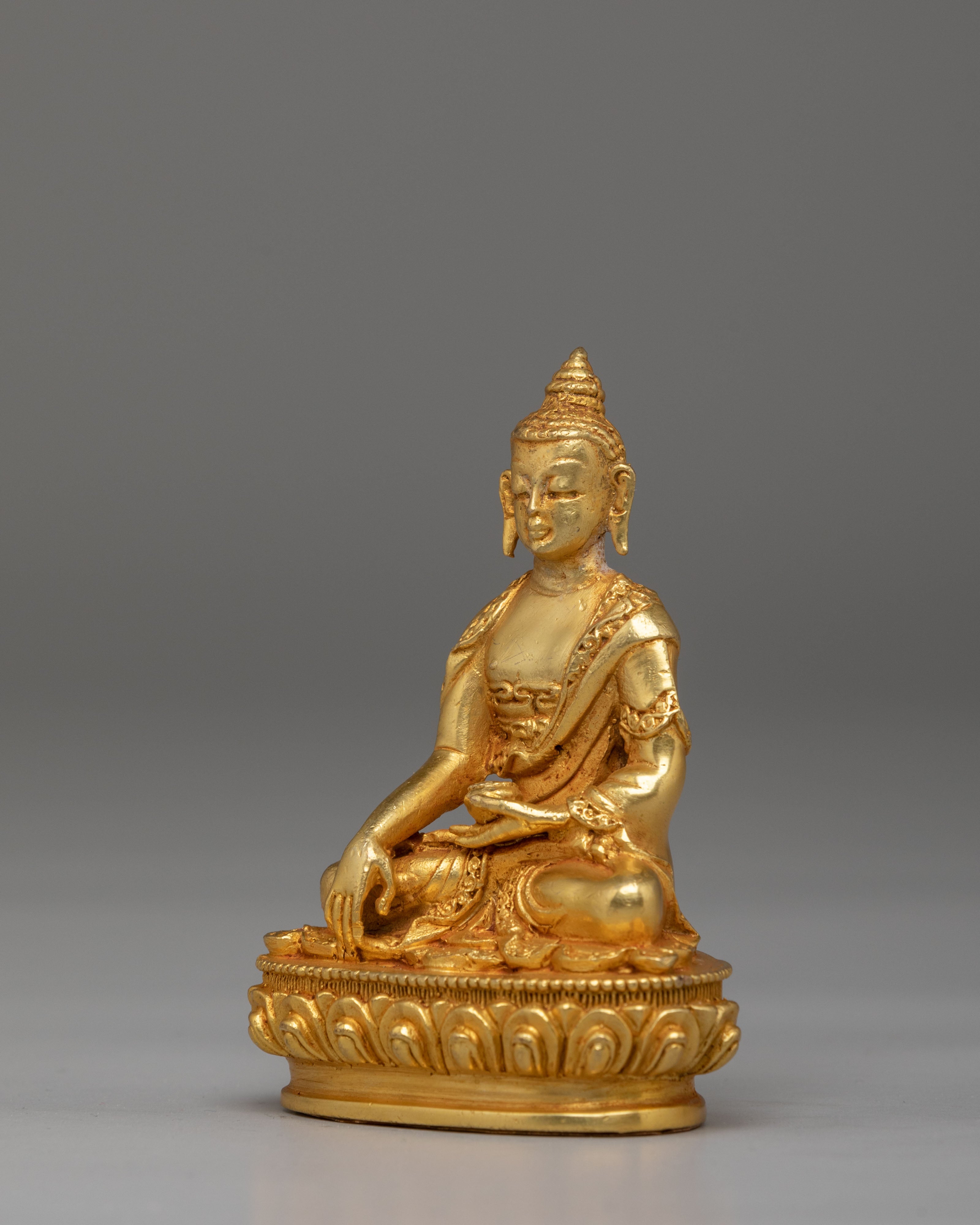 Handcrafted Two Buddha Set | Shakyamuni & Amitabha Buddha Figurines