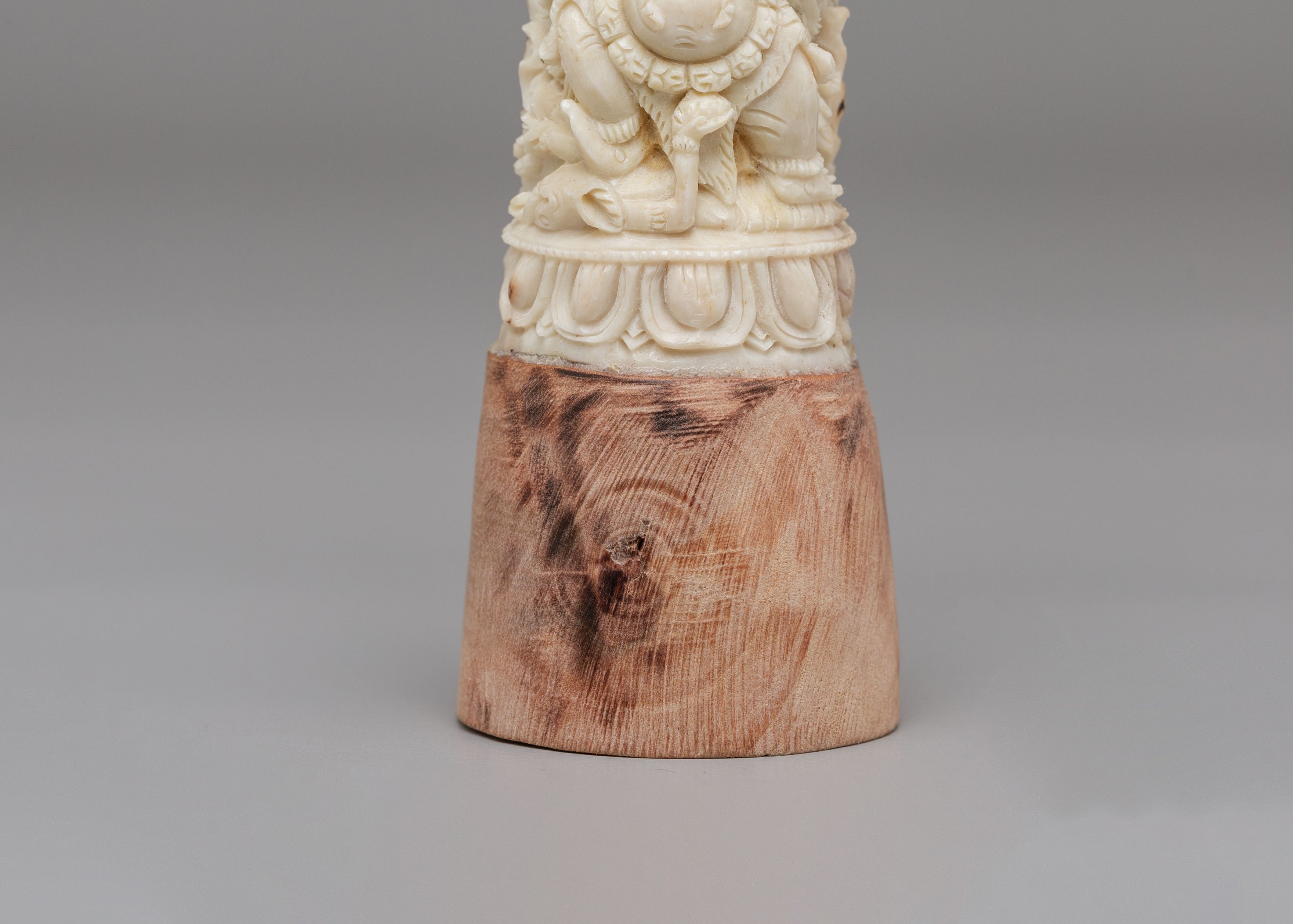 Sacred Mahakala Horn | Hand-Carved Tibetan Ritual Artifact