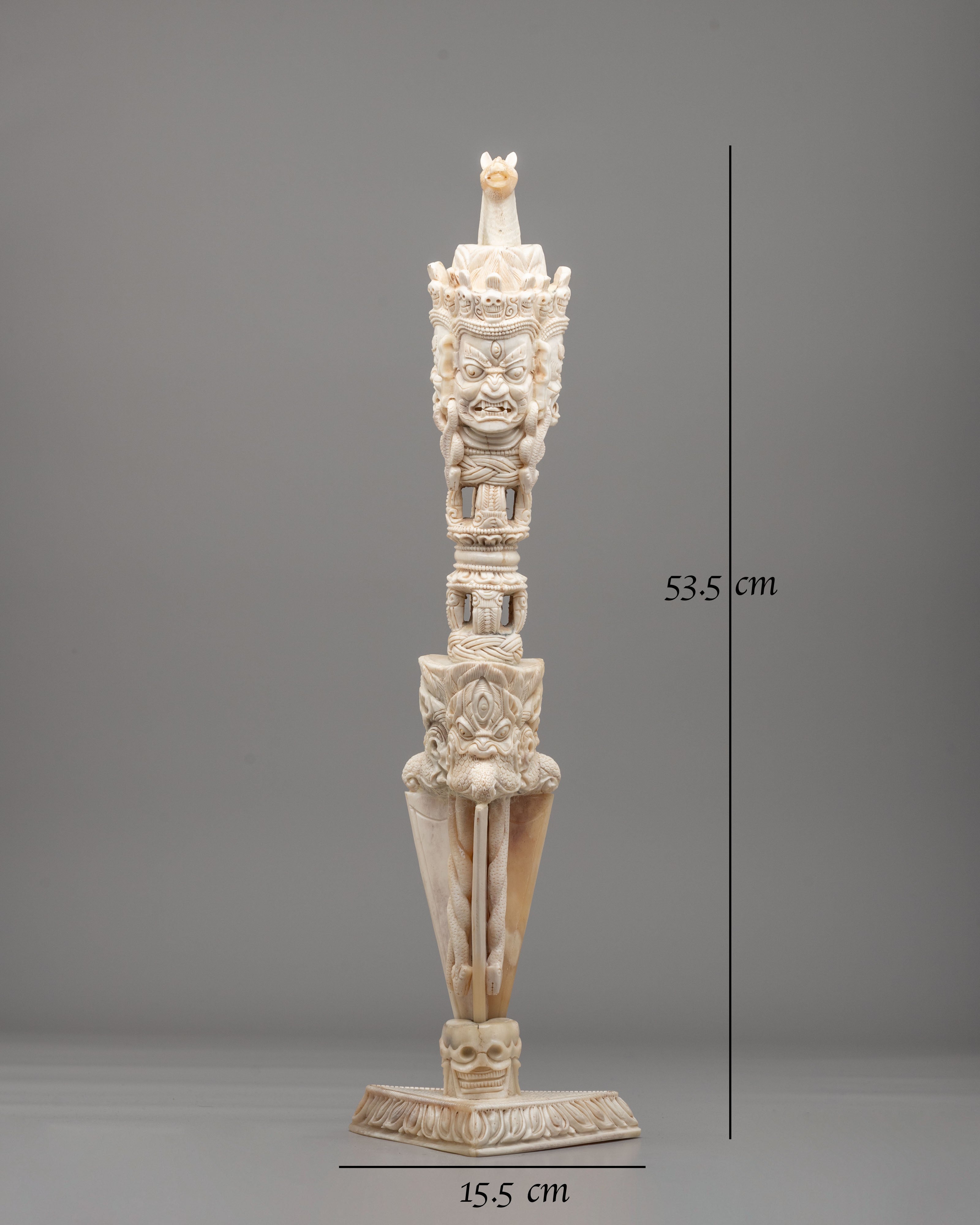 Himalayan Altar Buddhist Phurba | Ritual Dagger for Protection