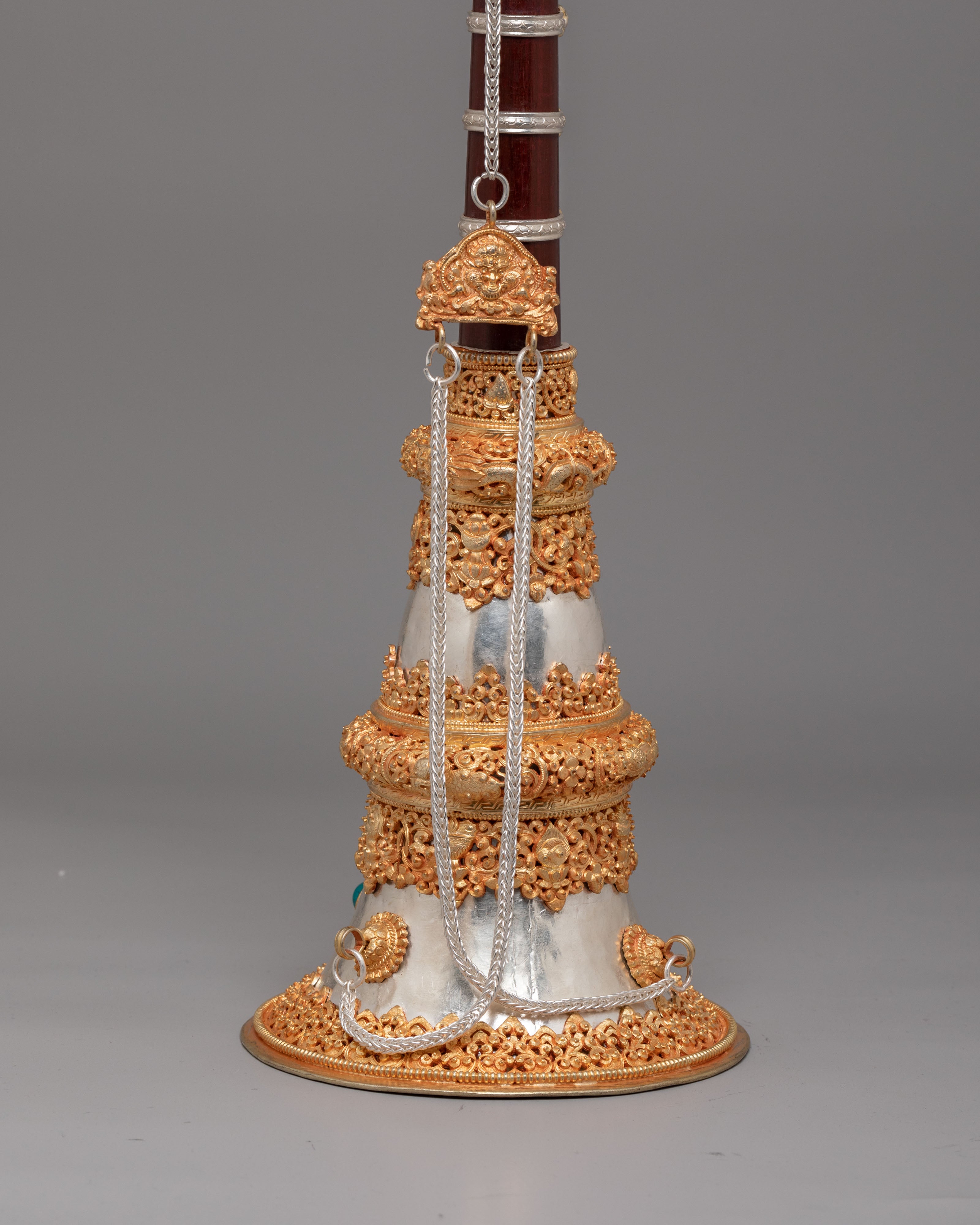Buddhist Ritual Gyaling Set | Ritual Trumpet Set