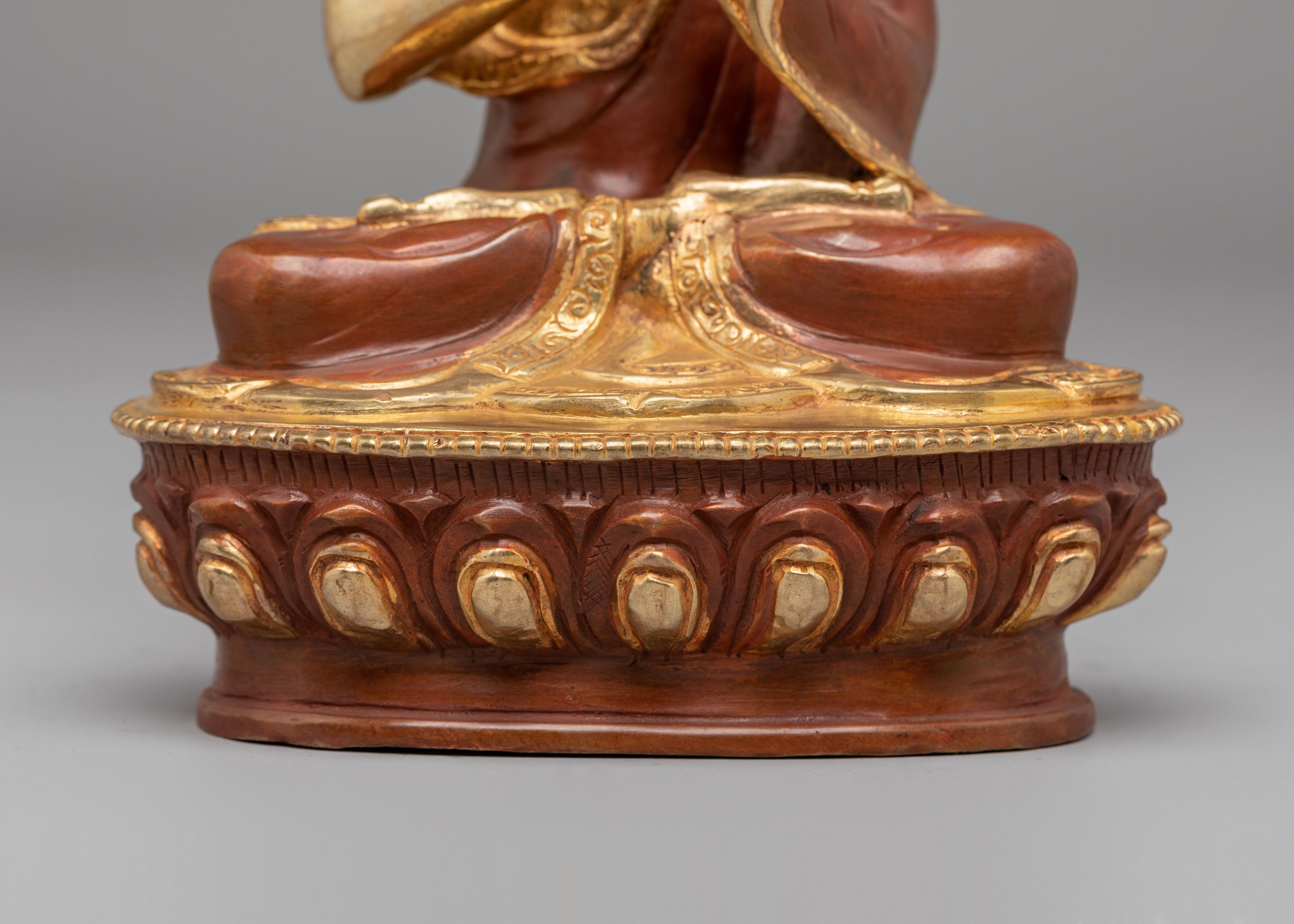 Cosmic Buddha Vairocana Altar Statue | Enlightened Buddha Figurine for Meditation