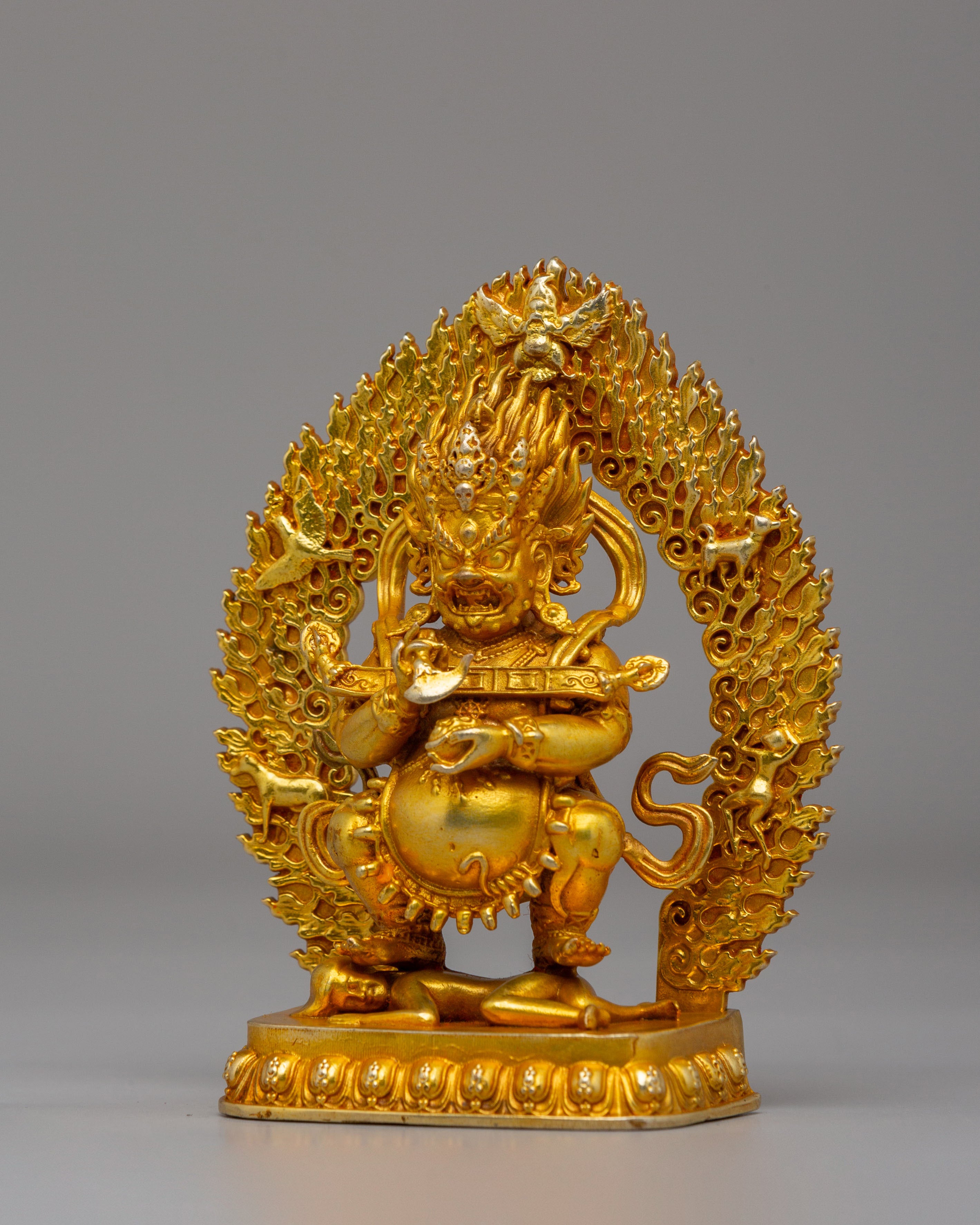 Buddhist Sakya Mahakala Deity Statue | Symbolizing Power & Protection