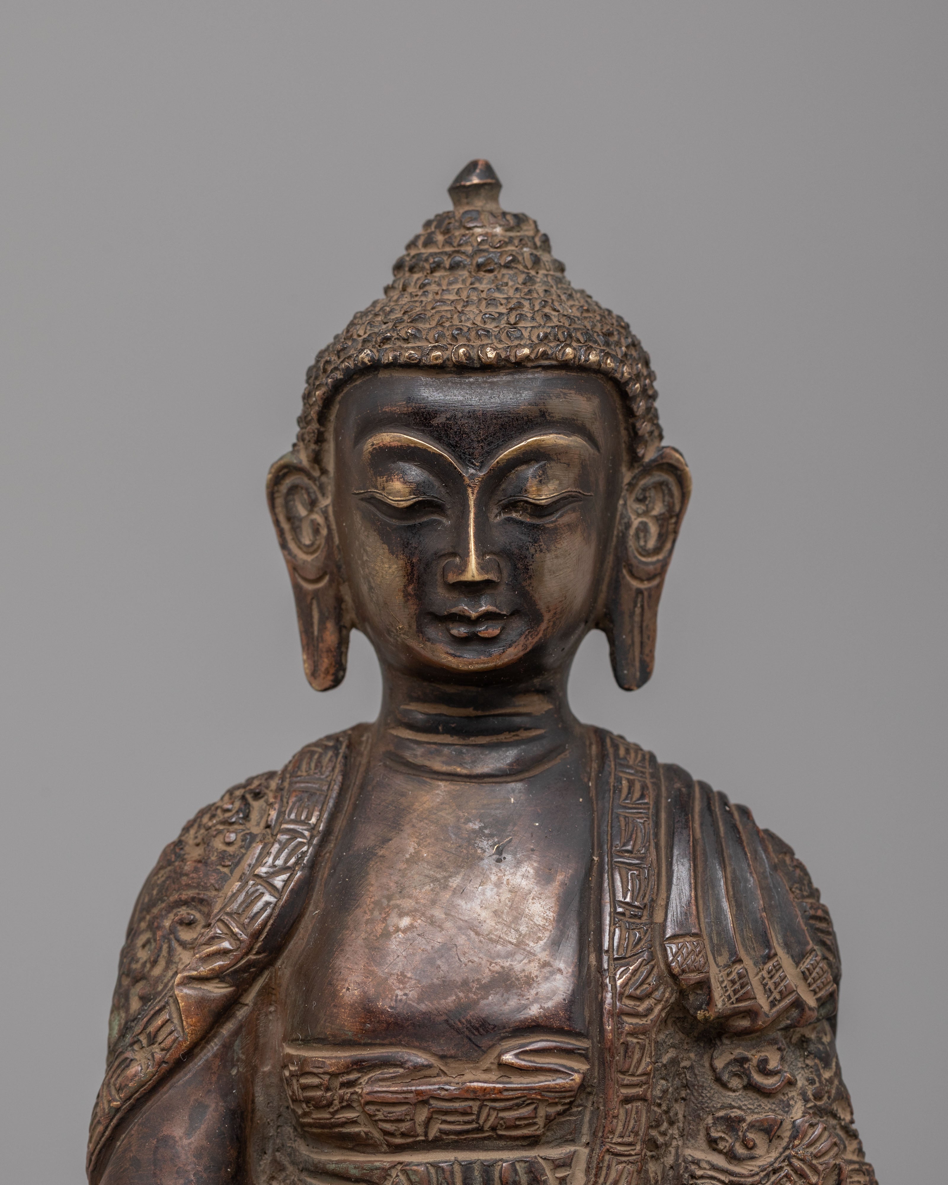 Tibetan Medicine Buddha Sculpture | Symbol of Healing