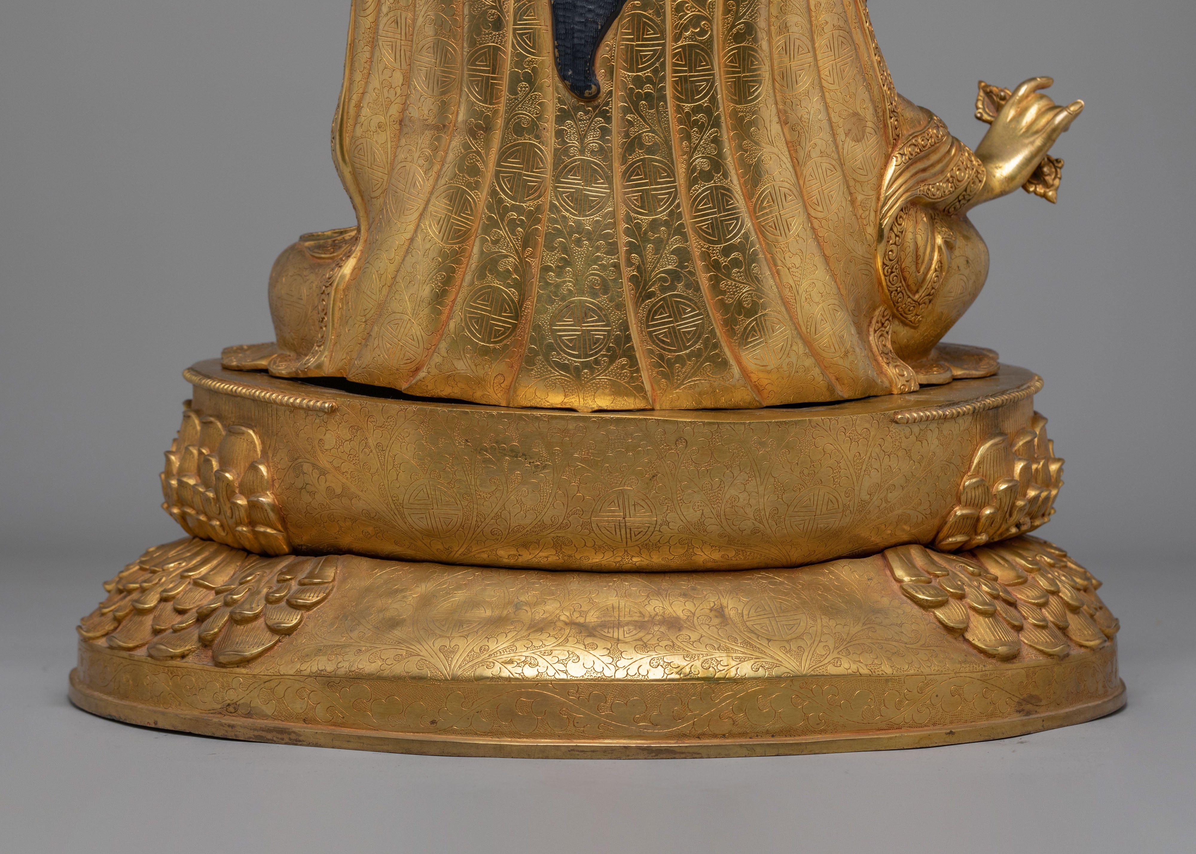 Lotus Born Guru Rinpoche Statue | Buddhist Padmasambhava Sculpture