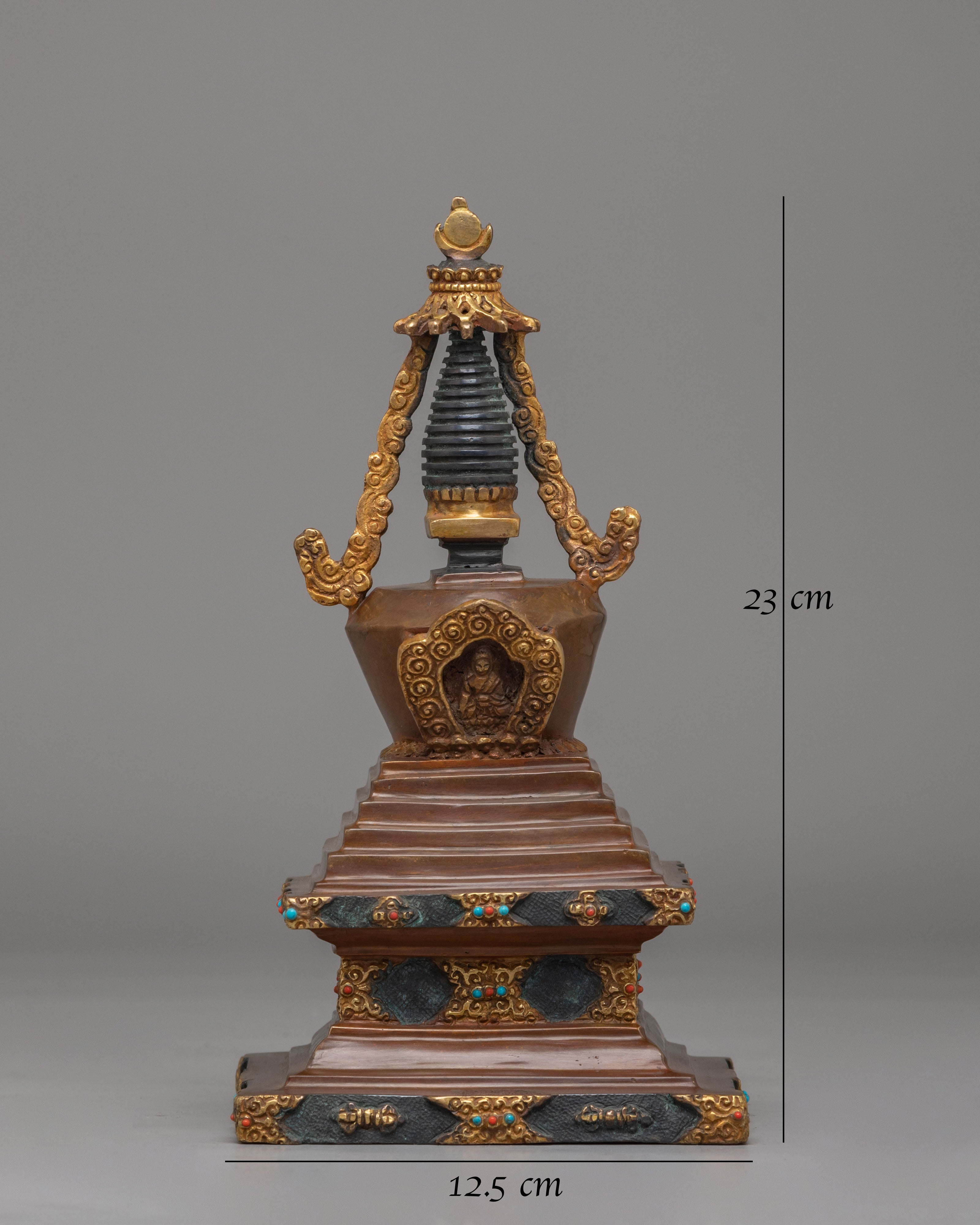 Tibetan Altar Enlightenment Stupa | Symbol of Spiritual Awakening
