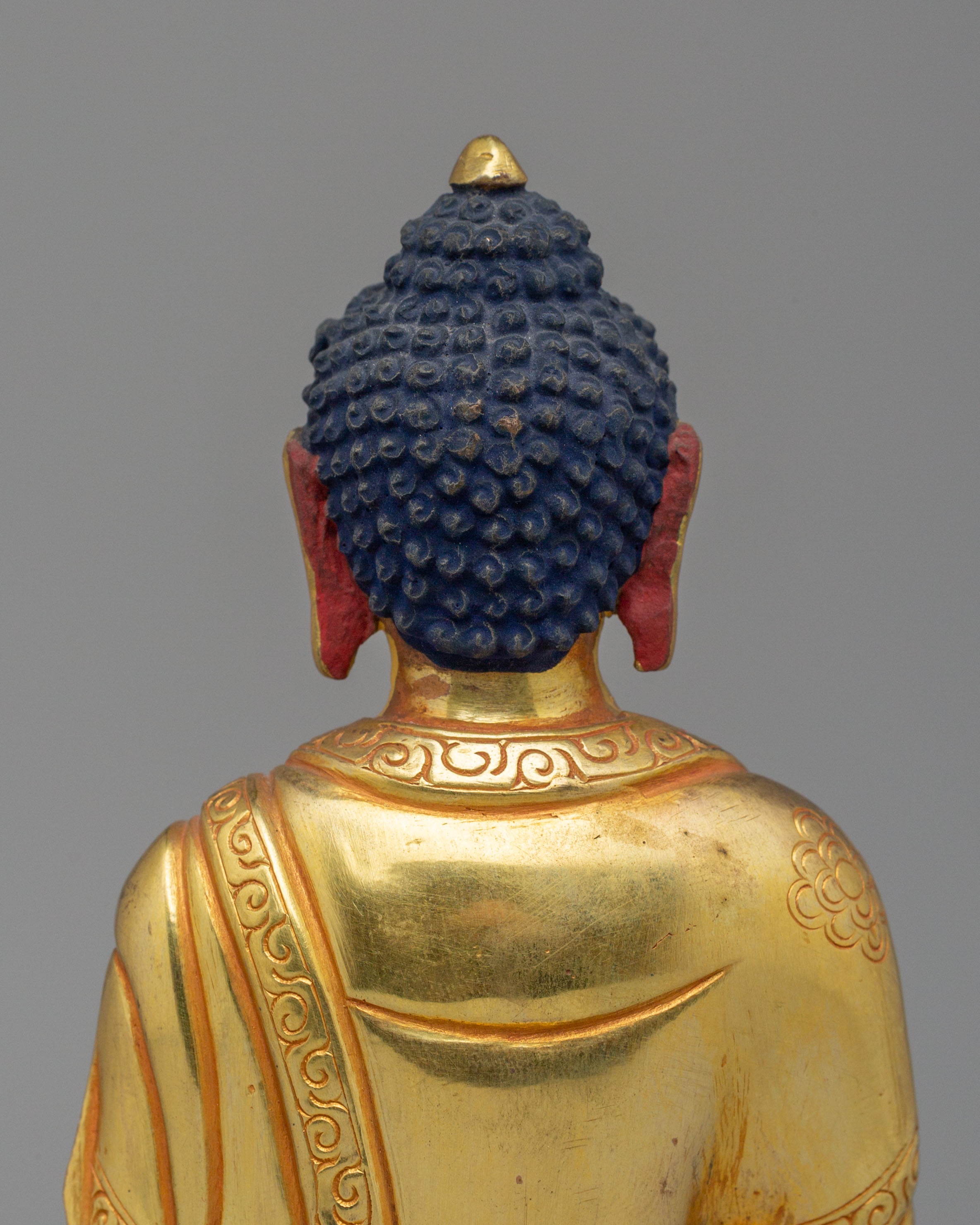 Amitabha Buddha Statue on Throne | Symbol of Infinite Light and Wisdom