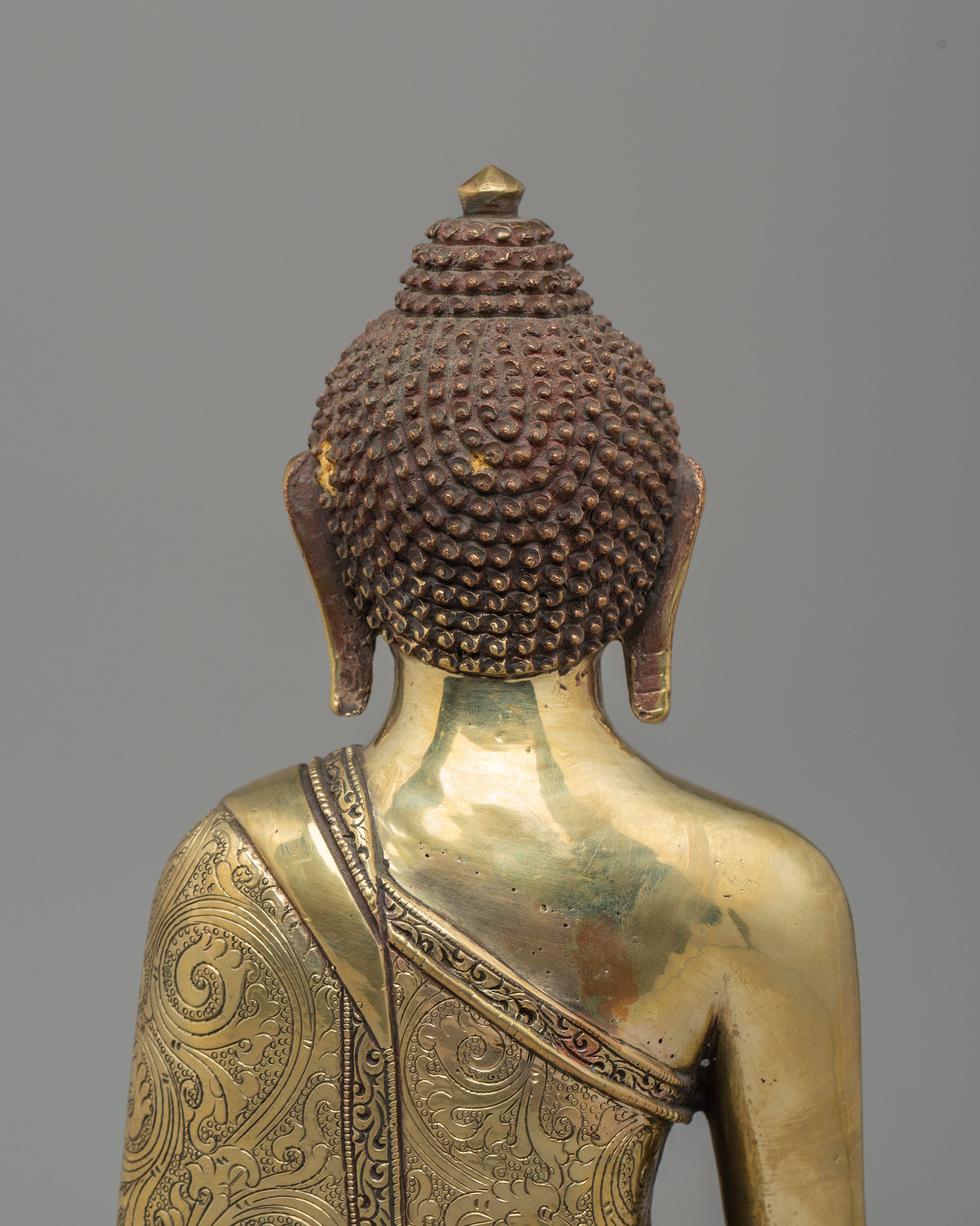 Sacred Shakyamuni Buddha Figurine | Traditional Handcrafted Art