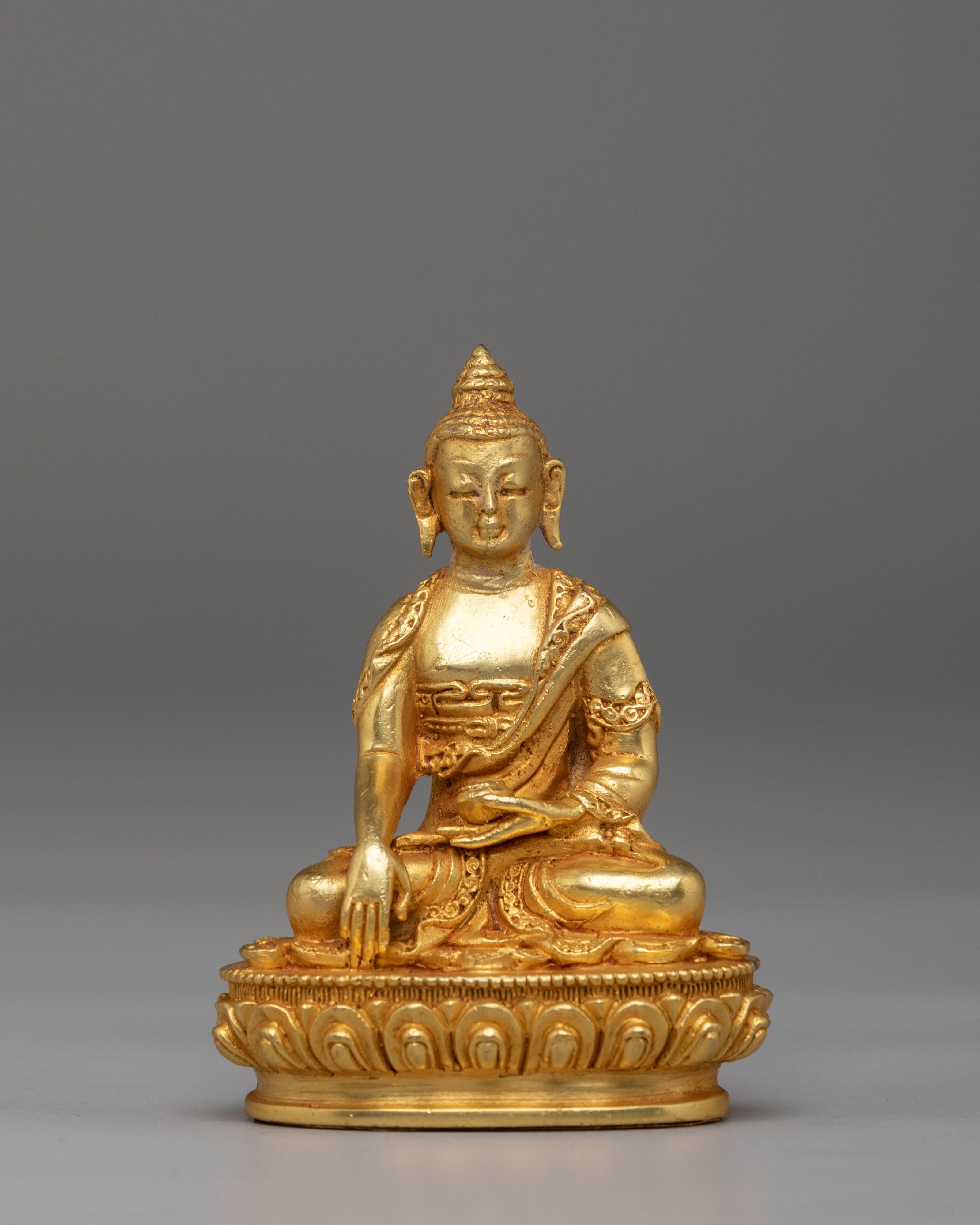 Handcrafted Two Buddha Set | Shakyamuni & Amitabha Buddha Figurines
