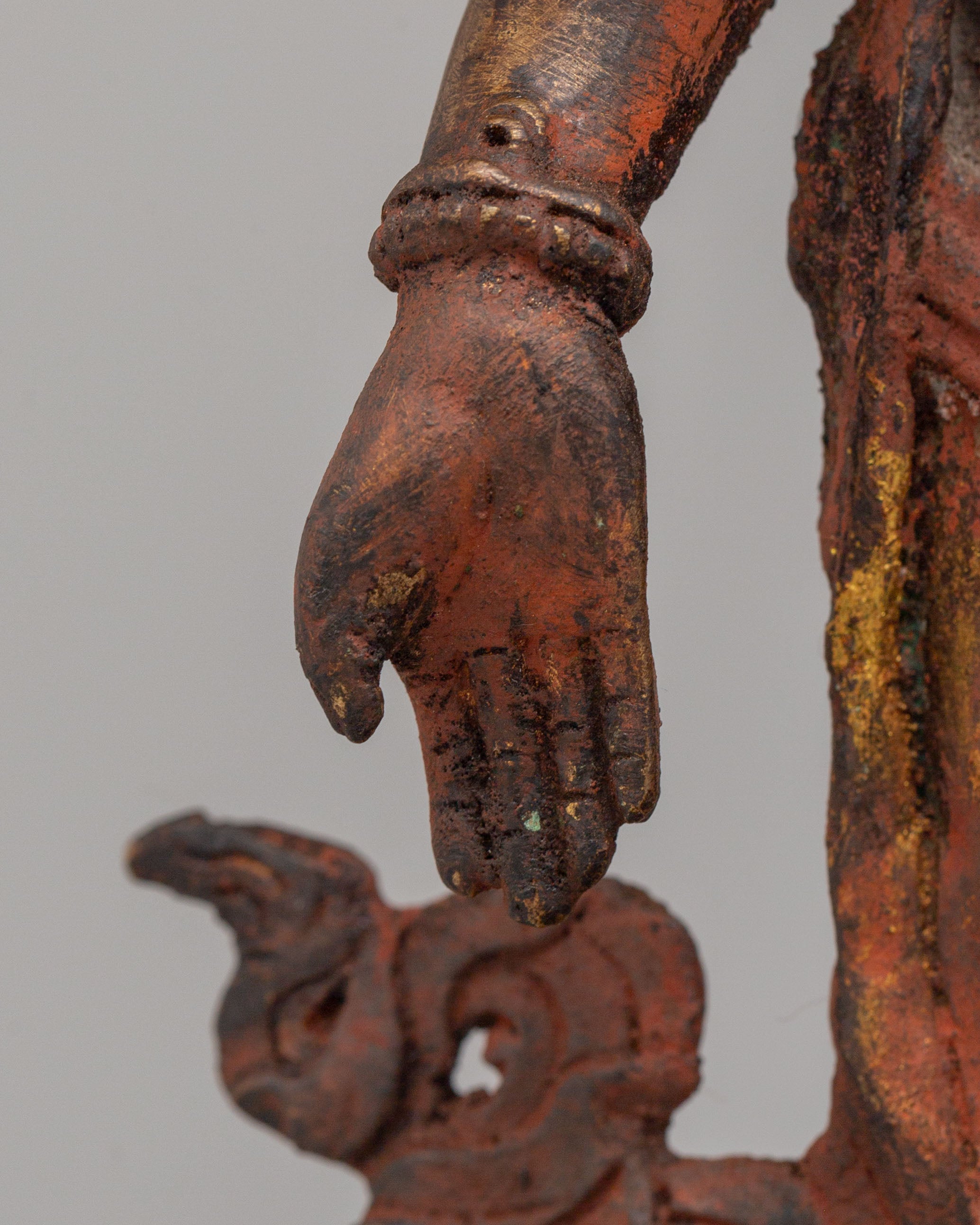 Buddhist Compassion Lokeshwor Statue | Handcrafted Avalokiteshvara Artwork